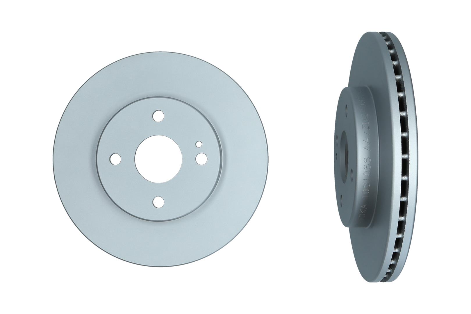 KAMOKA Bremseskive 1031088 foraksel ventileret 258mm 23mm for FORD MAZDA FORD (CHANGAN)