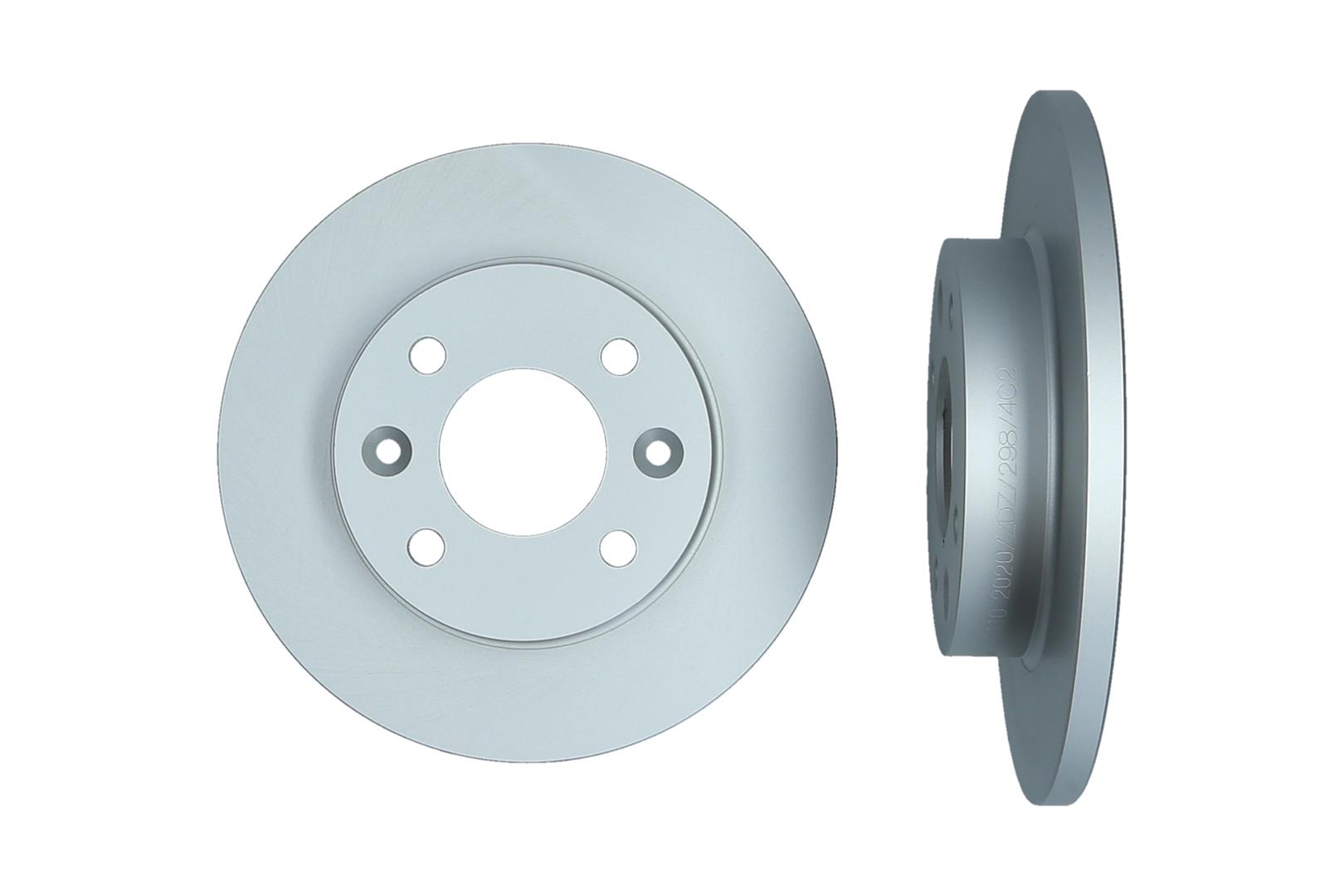 KAMOKA Bremseskive 103110 foraksel fuld 238mm 12mm for DACIA RENAULT