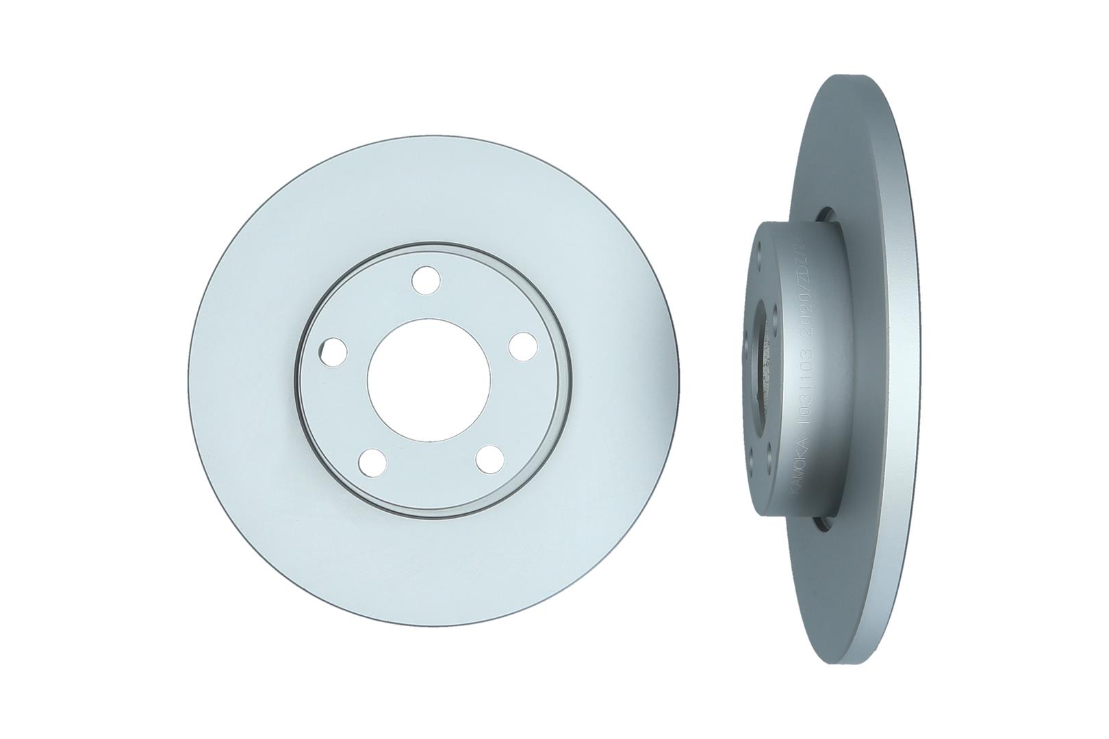 KAMOKA Bremseskive 1031103 foraksel fuld 288mm 15mm for VAG SEAT VW