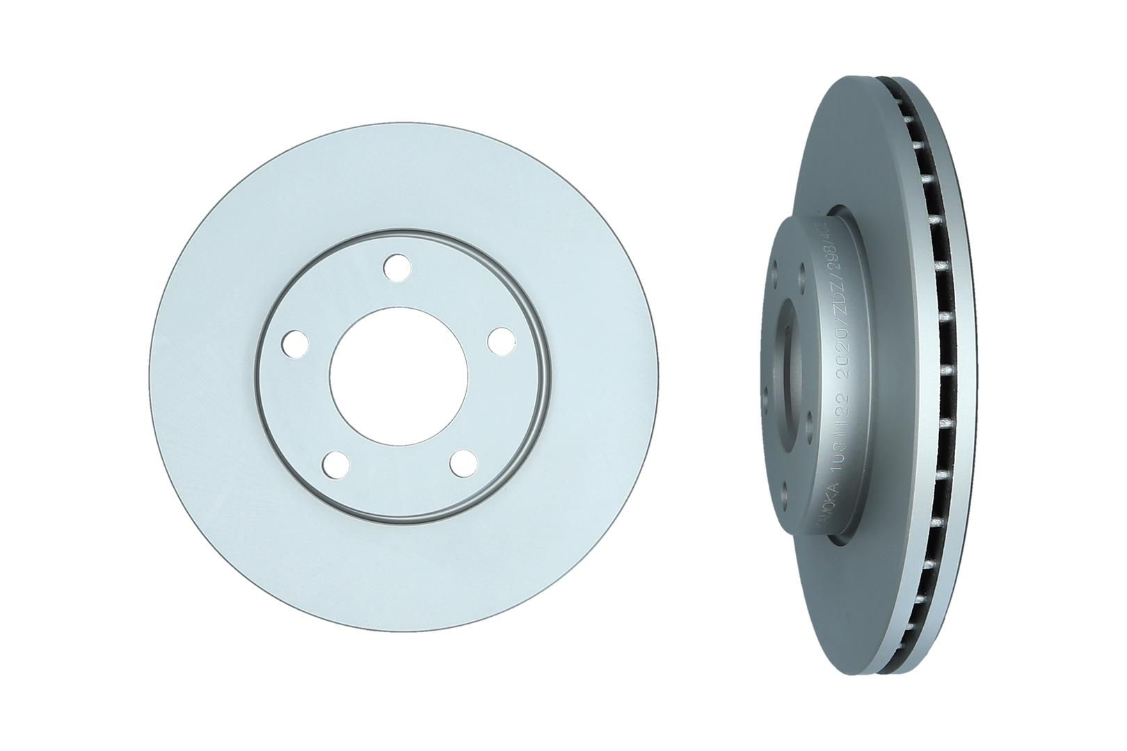KAMOKA Bremseskive 1031122 foraksel ventileret 278mm 25mm for MAZDA