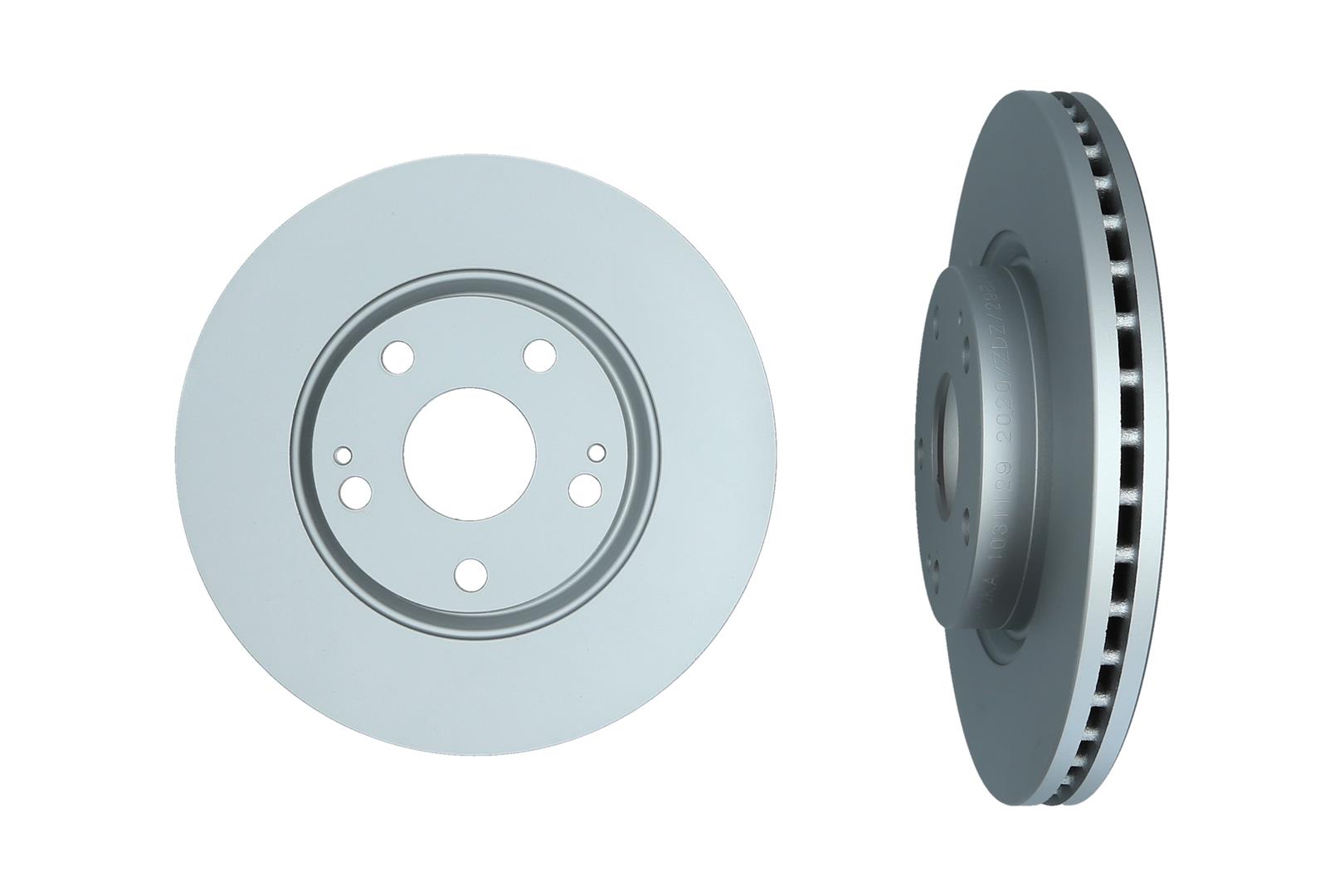 KAMOKA Bremseskive 1031129 foraksel ventileret 295mm 26mm for TOYOTA
