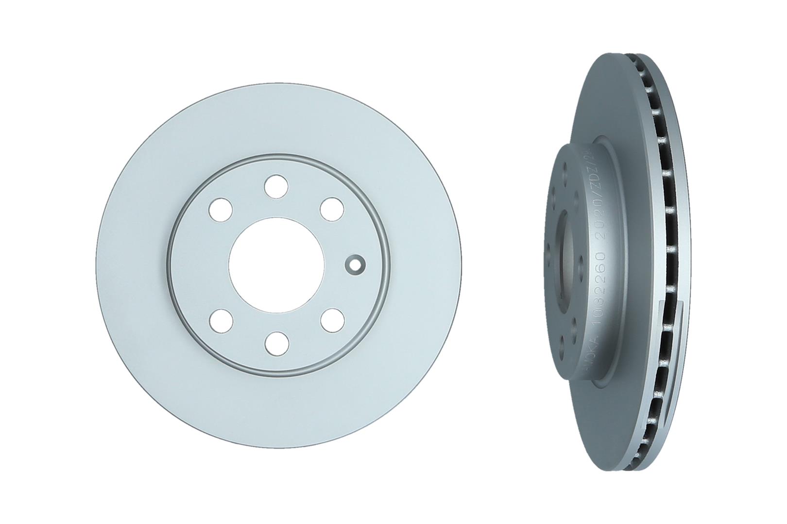 KAMOKA Bremseskive 1032260 foraksel ventileret 240mm 20mm for OPEL VAUXHALL