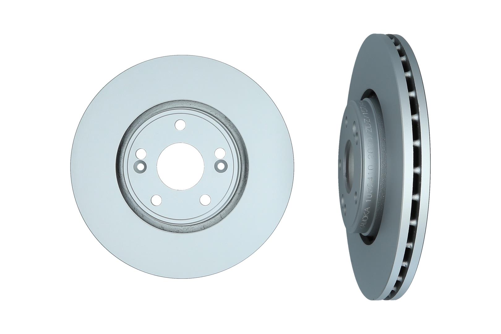 KAMOKA Bremseskive 1032410 foraksel ventileret 300mm 26mm for RENAULT