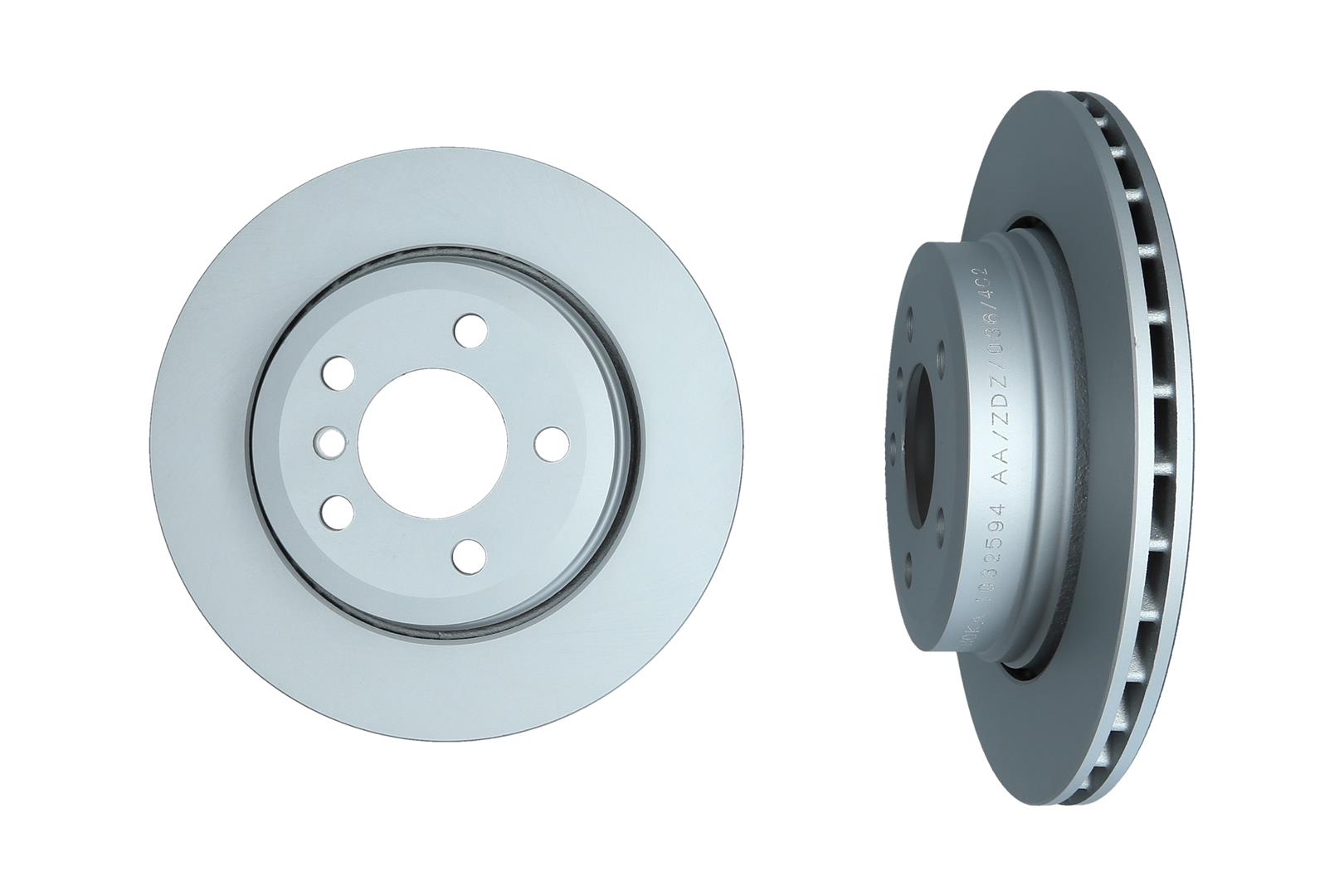 KAMOKA Bremseskive 1032594 foraksel ventileret 320mm 22mm for BMW MERCEDES-BENZ