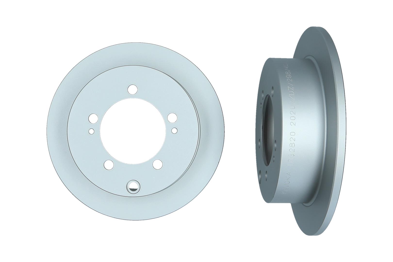 KAMOKA Bremseskive 1032820 bagaksel fuld 262mm 10mm for CHRYSLER MITSUBISHI