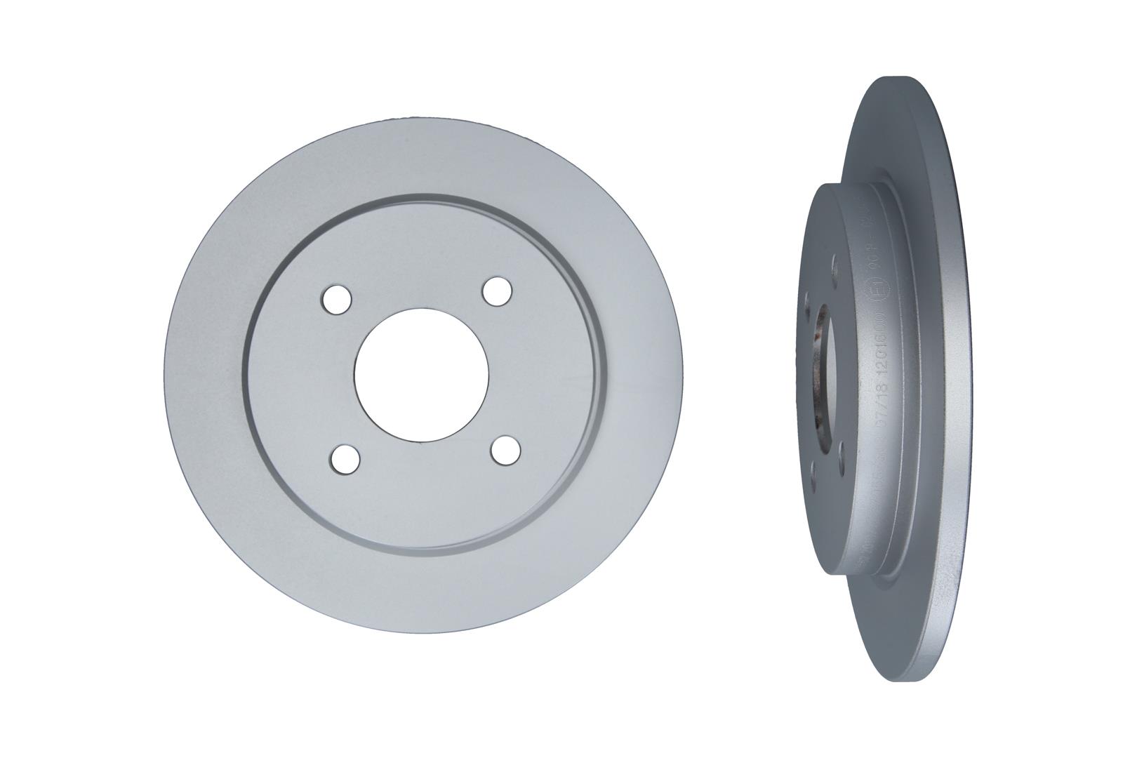 KAMOKA Bremseskive 103562 bagaksel fuld 253mm 10mm for FORD