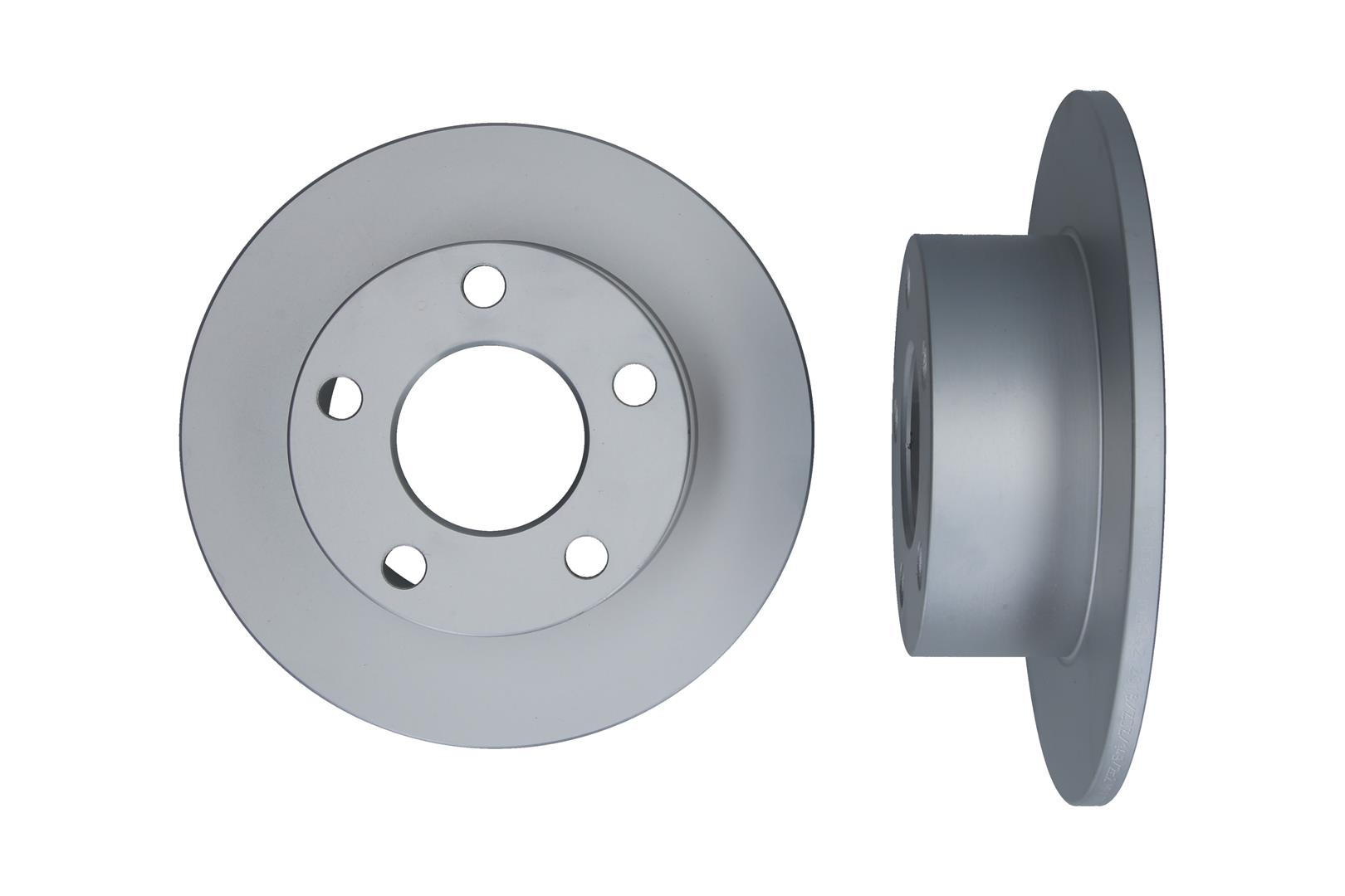 KAMOKA Bremseskive 103642 bagaksel fuld 245mm 10mm for VAG