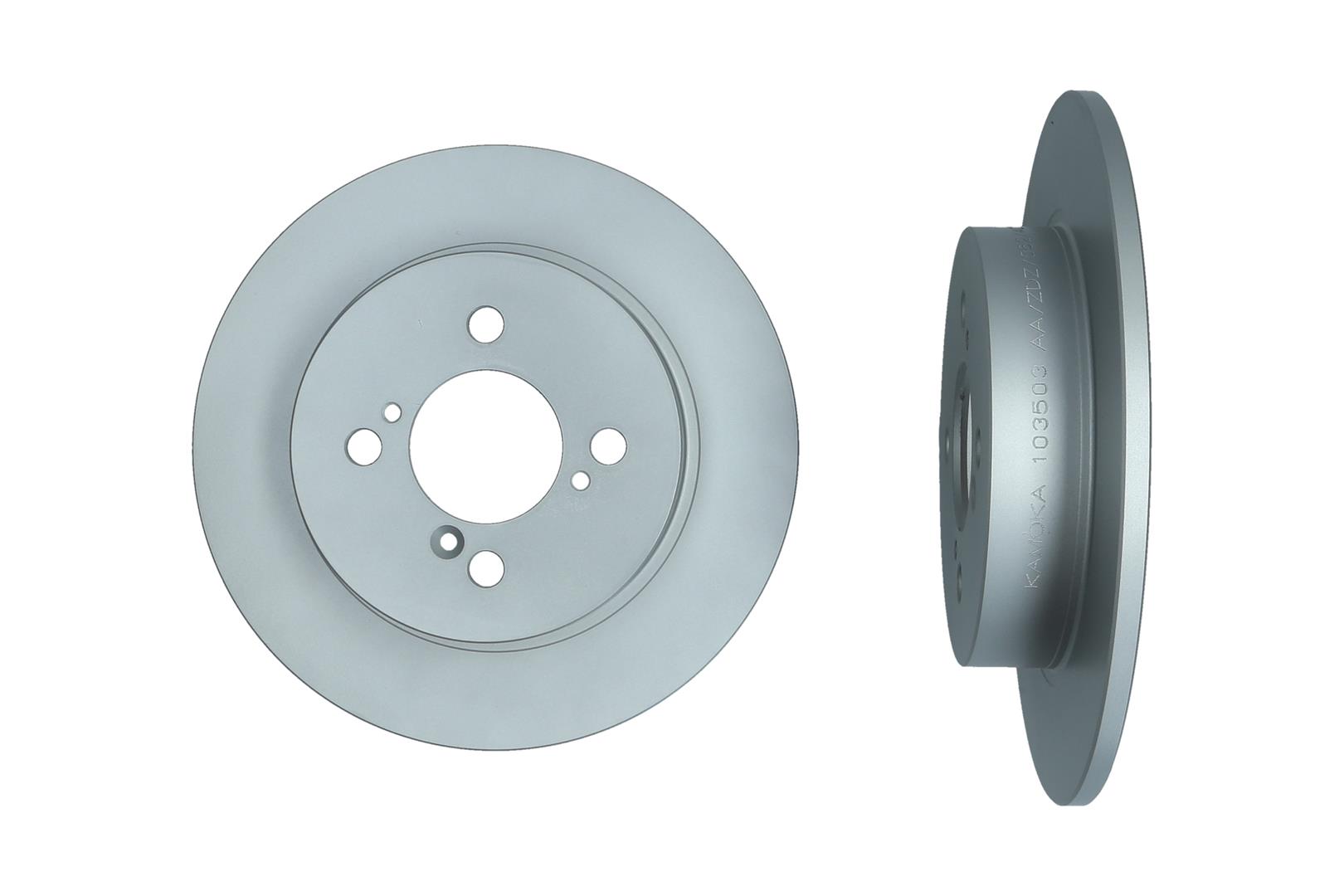 KAMOKA Bremseskive 103503 bagaksel fuld 259mm 9mm for SUZUKI