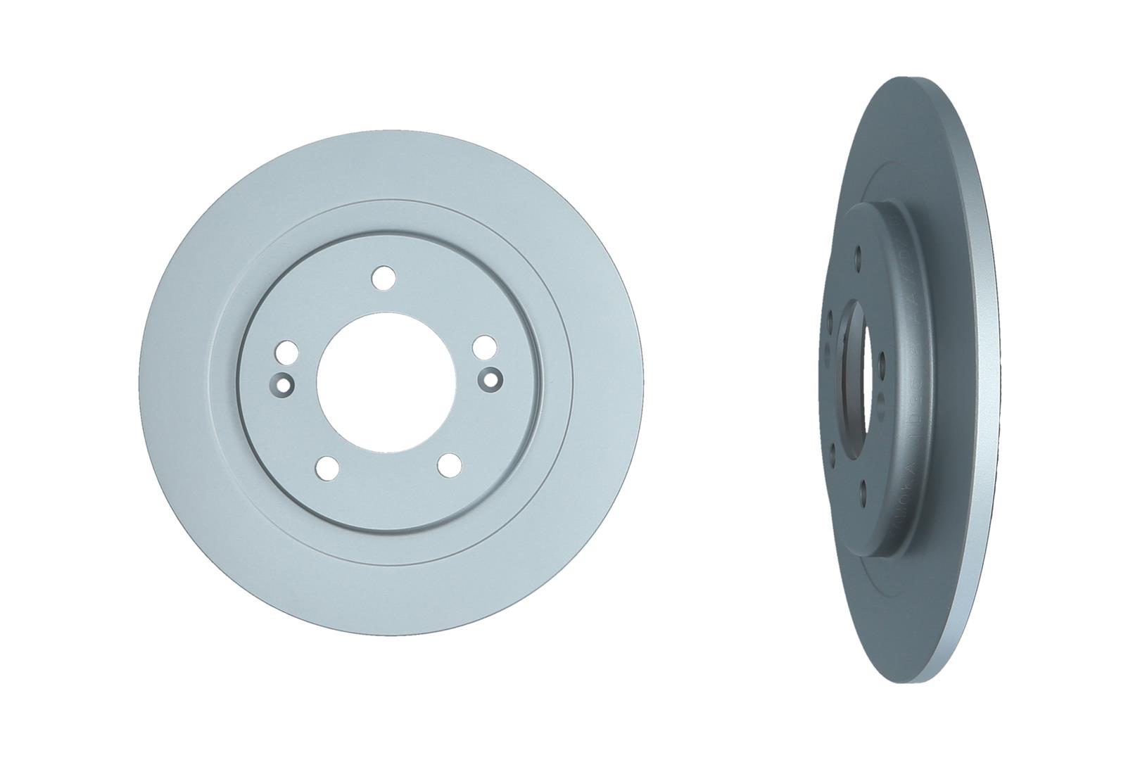KAMOKA Bremseskive 103518 bagaksel fuld 284mm 10mm for KIA