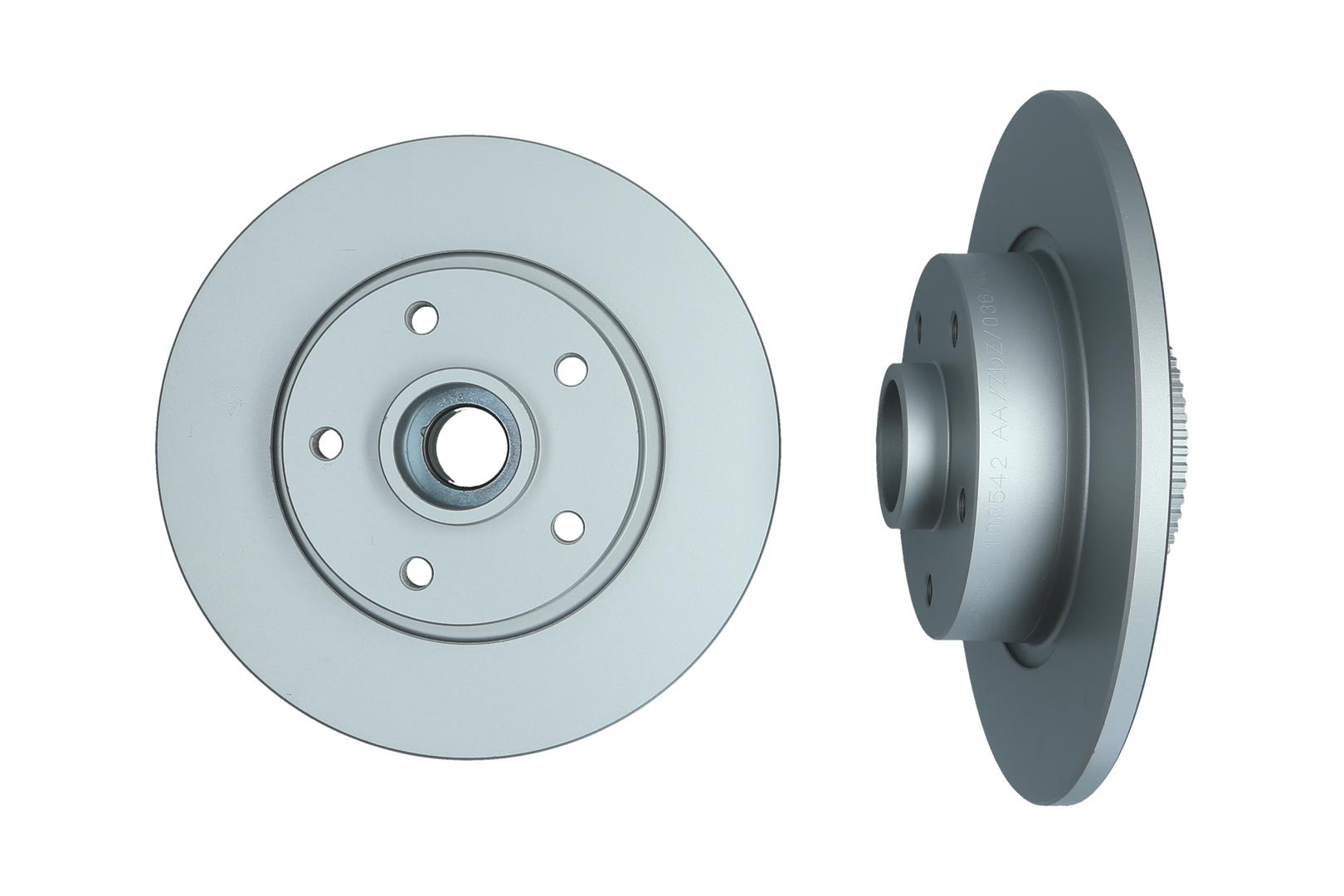 KAMOKA Bremseskive 103542 bagaksel fuld 280mm 12mm for OPEL RENAULT NISSAN FIAT
