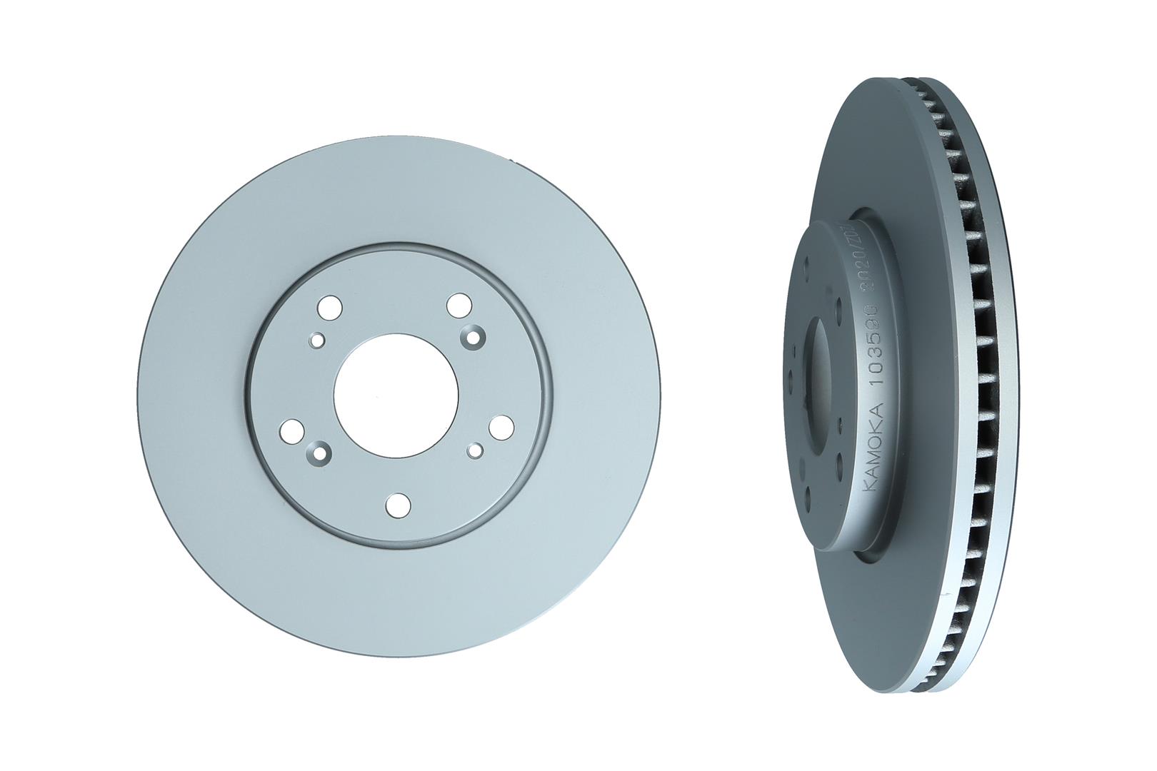 KAMOKA Bremseskive 103590 foraksel ventileret 280mm 25mm for HONDA