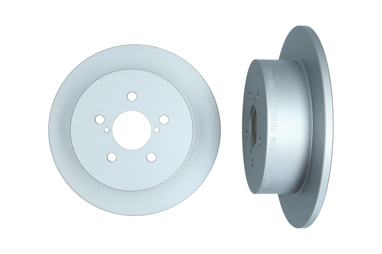 KAMOKA Bremseskive 103528 bagaksel fuld 273mm 10mm for SUBARU