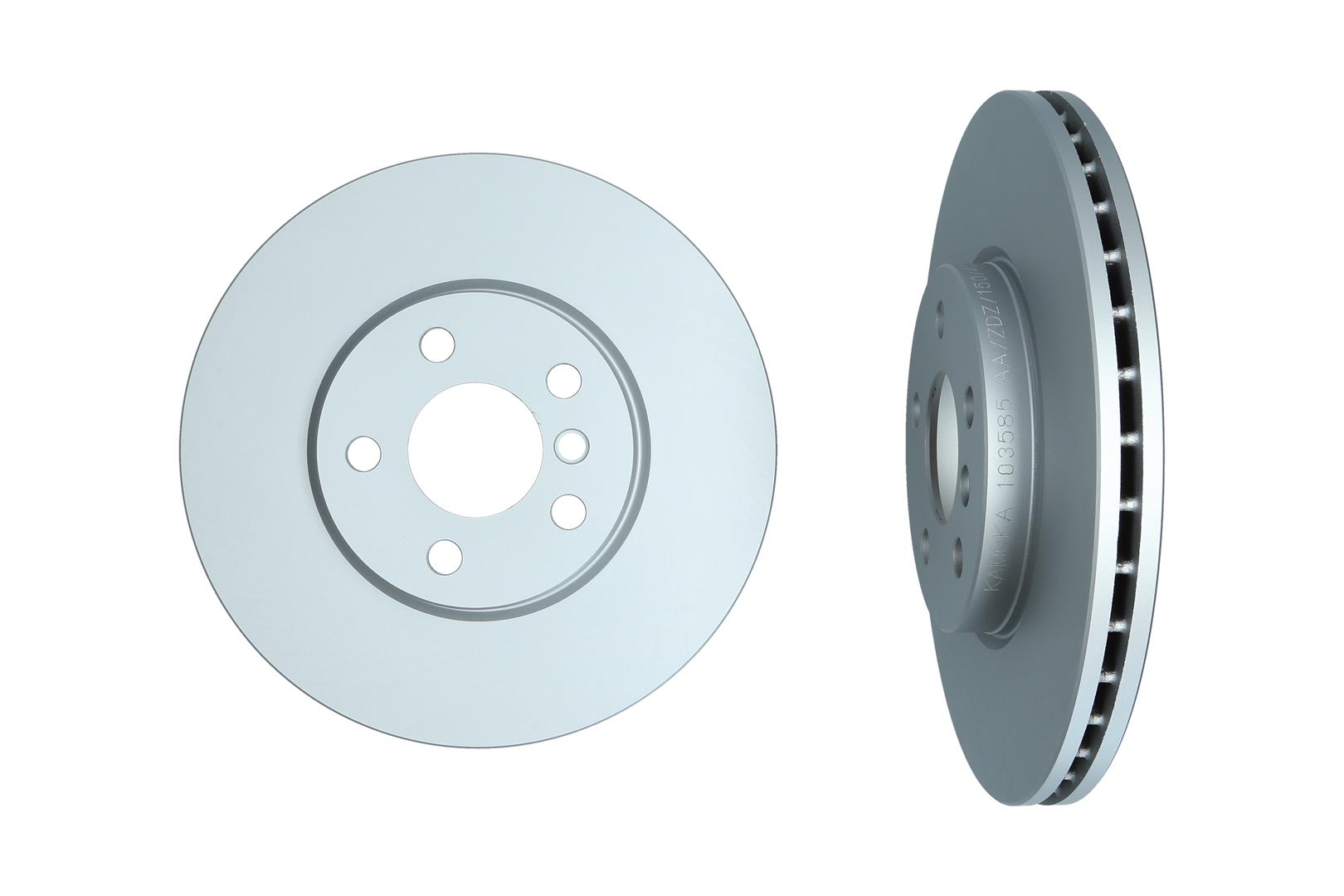 KAMOKA Bremseskive 103585 foraksel ventileret 307mm 24mm for BMW MINI