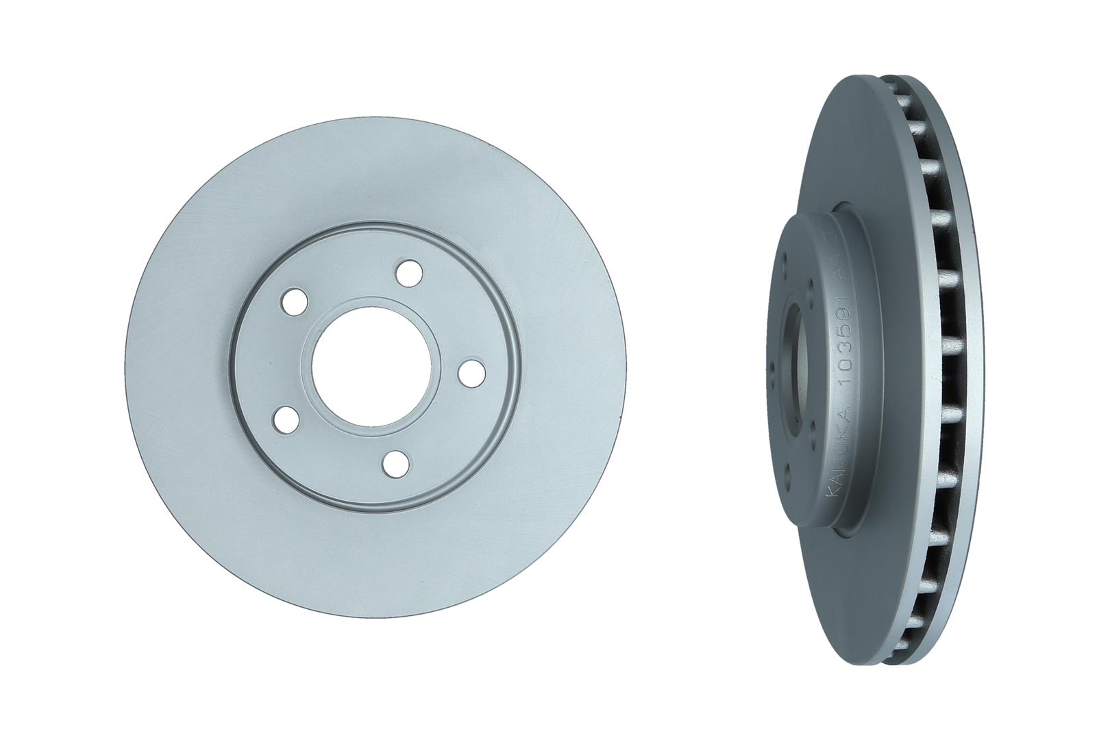 KAMOKA Bremseskive 103591 foraksel ventileret 278mm 25mm for VOLVO