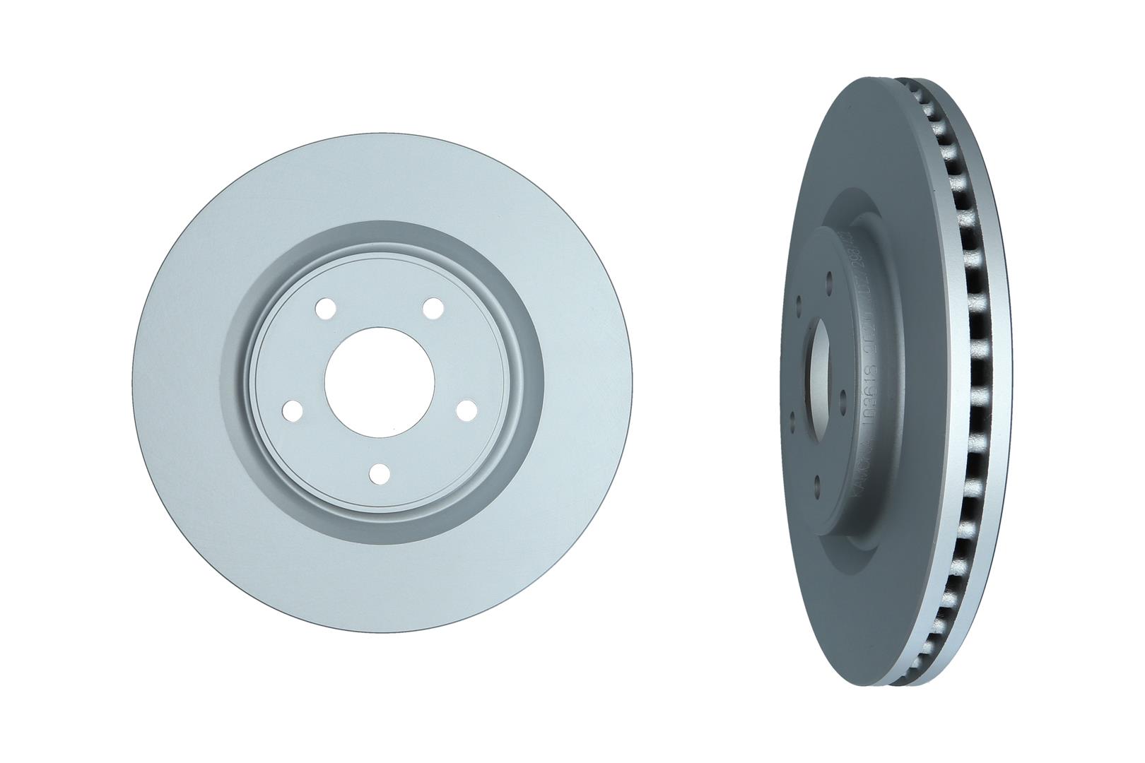 KAMOKA Bremseskive 103618 foraksel ventileret 320mm 28mm for NISSAN RENAULT