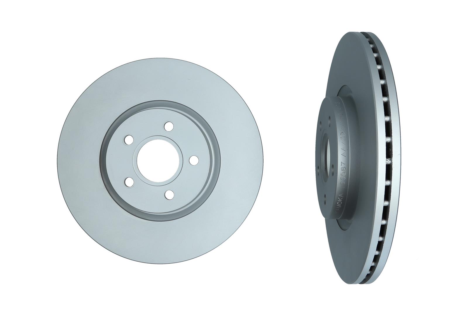 KAMOKA Bremseskive 103587 foraksel ventileret 320mm 25mm for VOLVO FORD