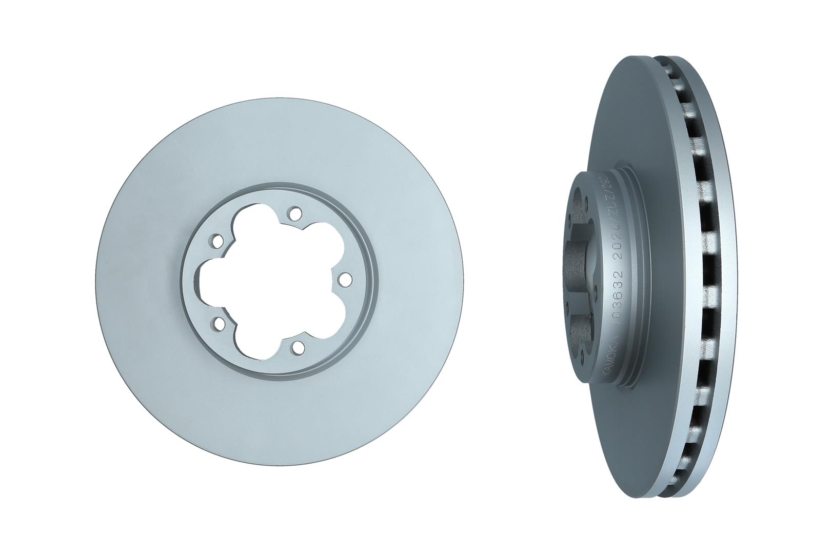 KAMOKA Bremseskive 103632 foraksel ventileret 308mm 31mm for FORD