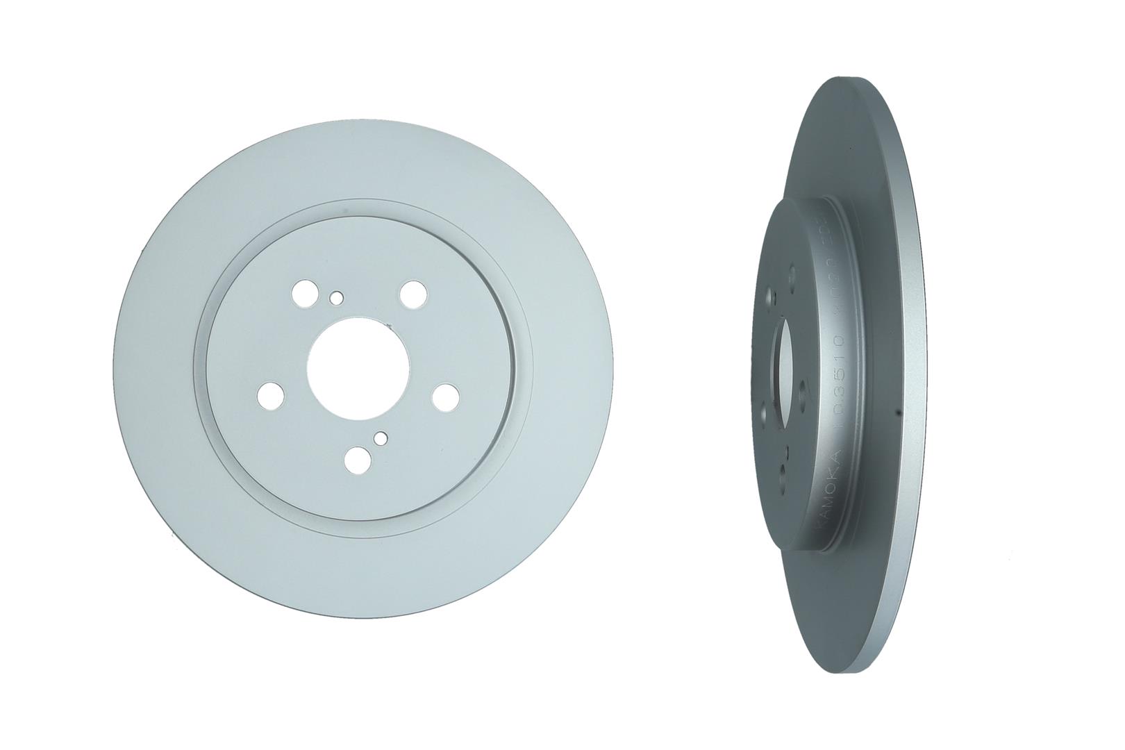 KAMOKA Bremseskive 103510 bagaksel fuld 279mm 10mm for LEXUS