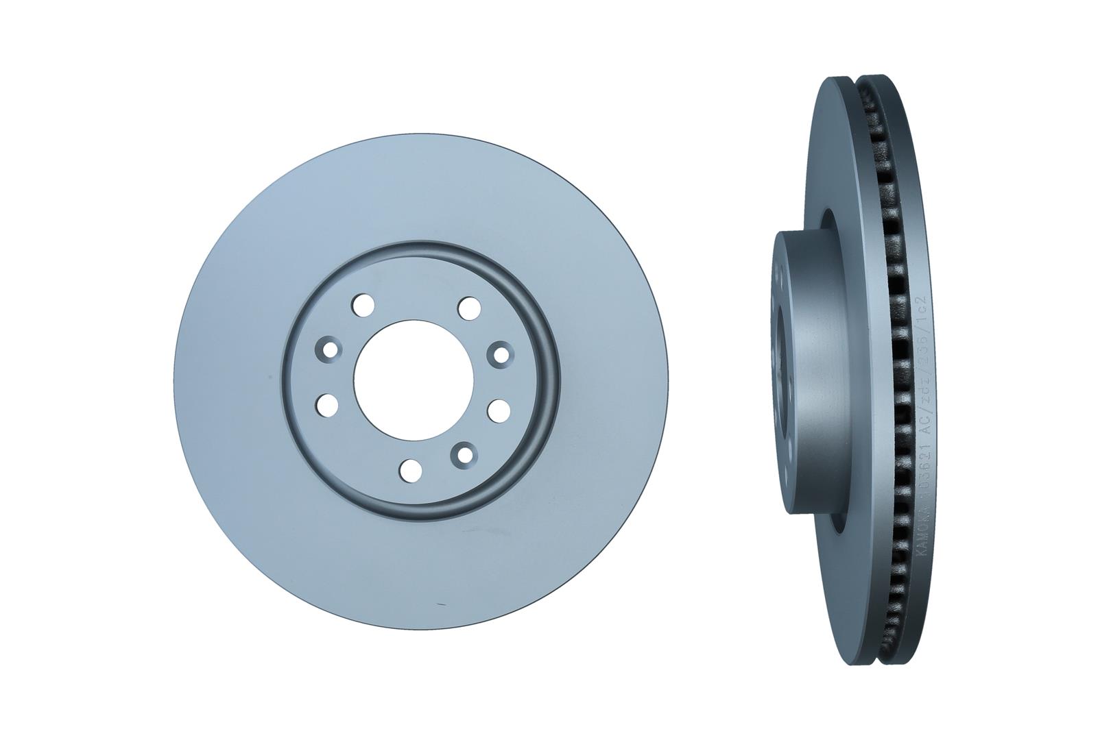 KAMOKA Bremseskive 103621 foraksel ventileret 304mm 28mm for VAUXHALL TOYOTA