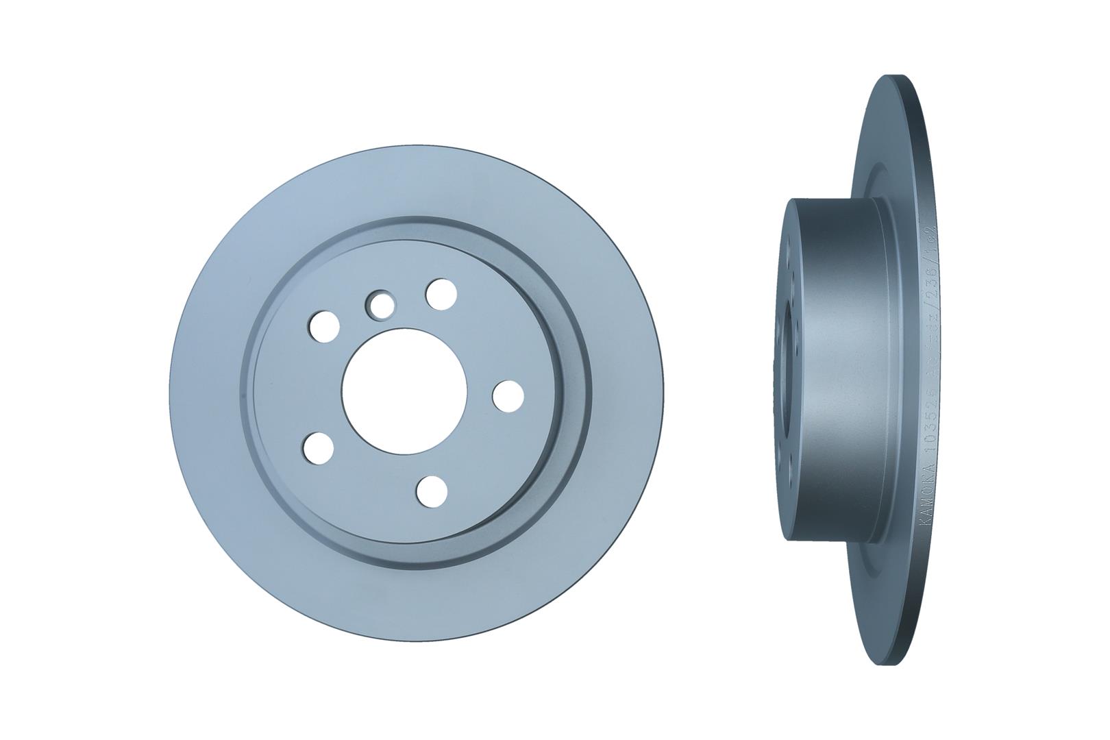KAMOKA Bremseskive 103526 bagaksel fuld 280mm 10mm for BMW MINI