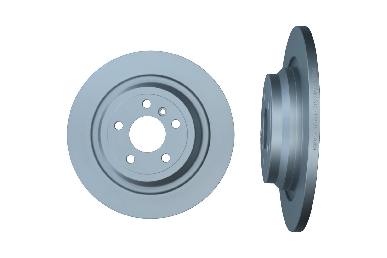 KAMOKA Bremseskive 103547 bagaksel fuld 325mm 14mm for MERCEDES-BENZ