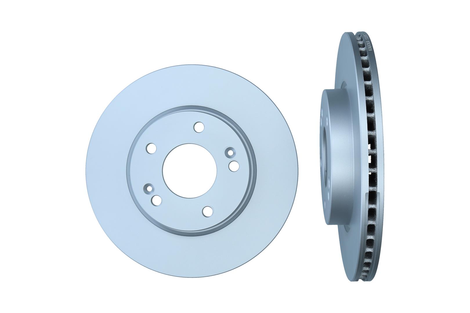KAMOKA Bremseskive 103657 foraksel ventileret 280mm 22mm for HYUNDAI