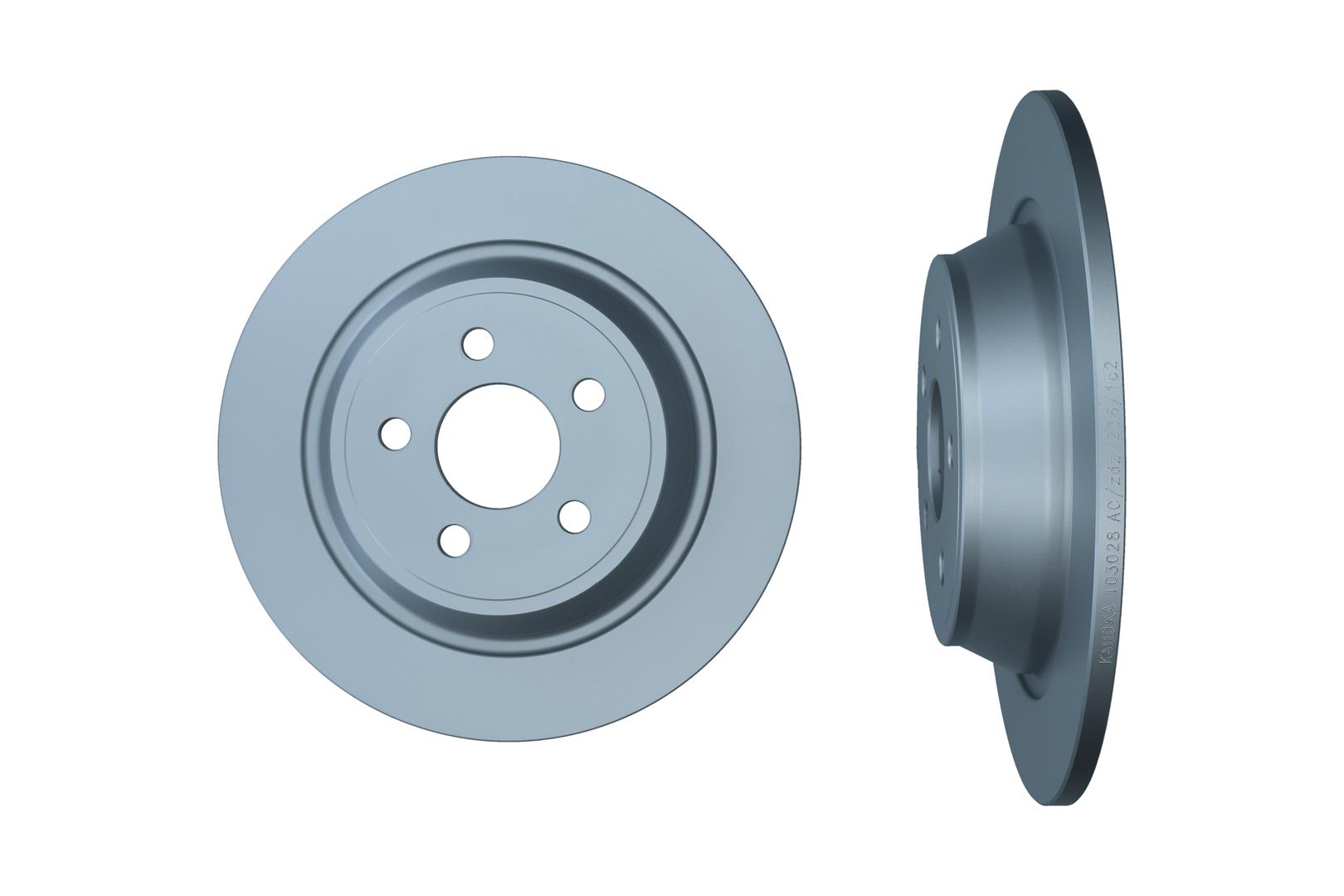 KAMOKA Bremseskive 103028 bagaksel fuld 316mm 11mm for FORD