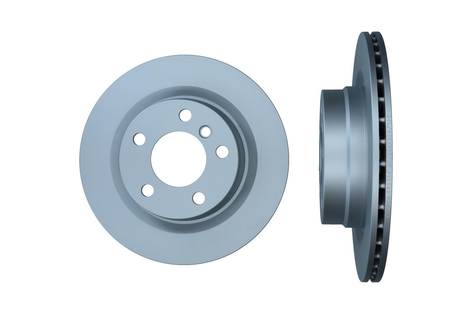 KAMOKA Bremseskive 103036 bagaksel ventileret 300mm 20mm for BMW