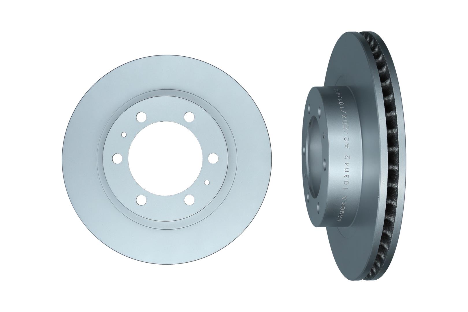 KAMOKA Bremseskive 103042 foraksel ventileret 319mm 28mm for TOYOTA