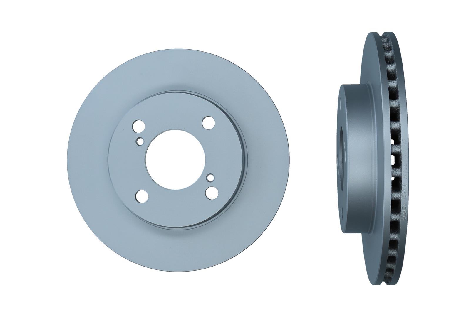 KAMOKA Bremseskive 103050 foraksel ventileret 231mm 20mm for SUZUKI