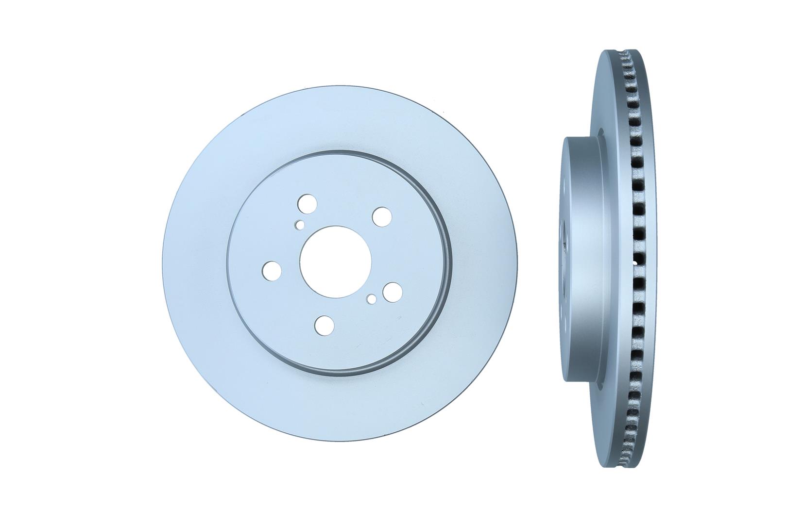 KAMOKA Bremseskive 103059 foraksel ventileret 283mm 22mm for TOYOTA