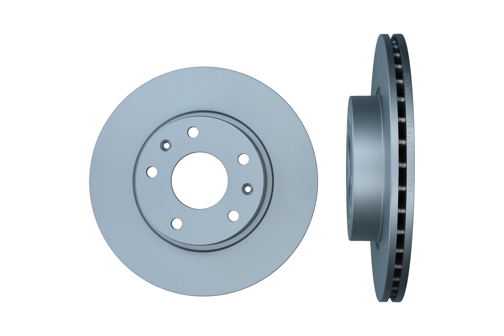 KAMOKA Bremseskive 103071 foraksel ventileret 277mm 21mm for LAND ROVER