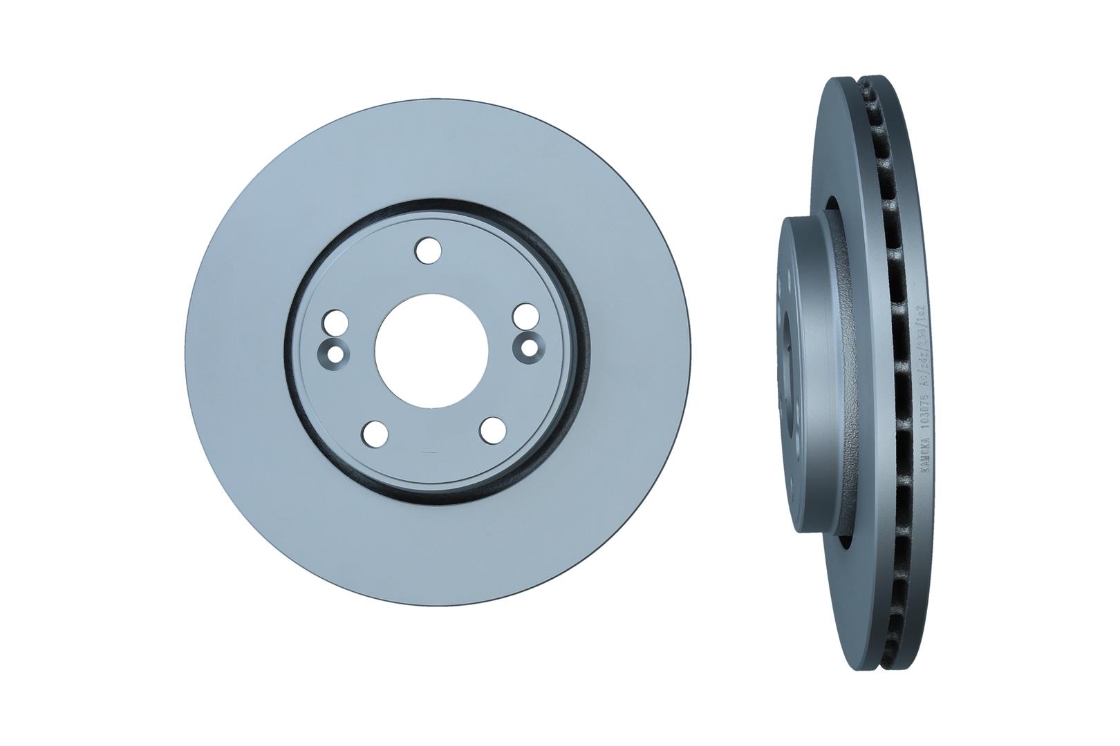 KAMOKA Bremseskive 103078 foraksel ventileret 280mm 24mm for RENAULT