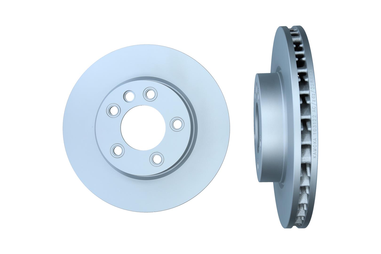 KAMOKA Bremseskive 103122 venstre foraksel ventileret 330mm 32mm for PORSCHE VAG VW