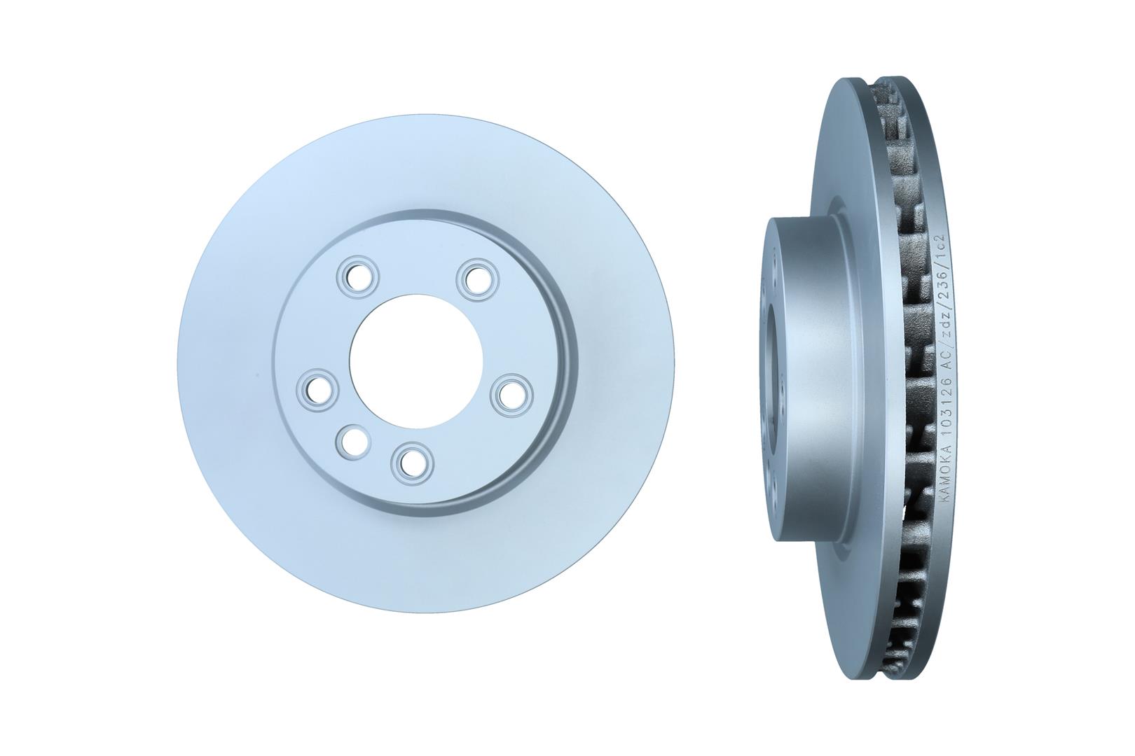 KAMOKA Bremseskive 103126 højre foraksel ventileret 330mm 32mm for PORSCHE VAG VW