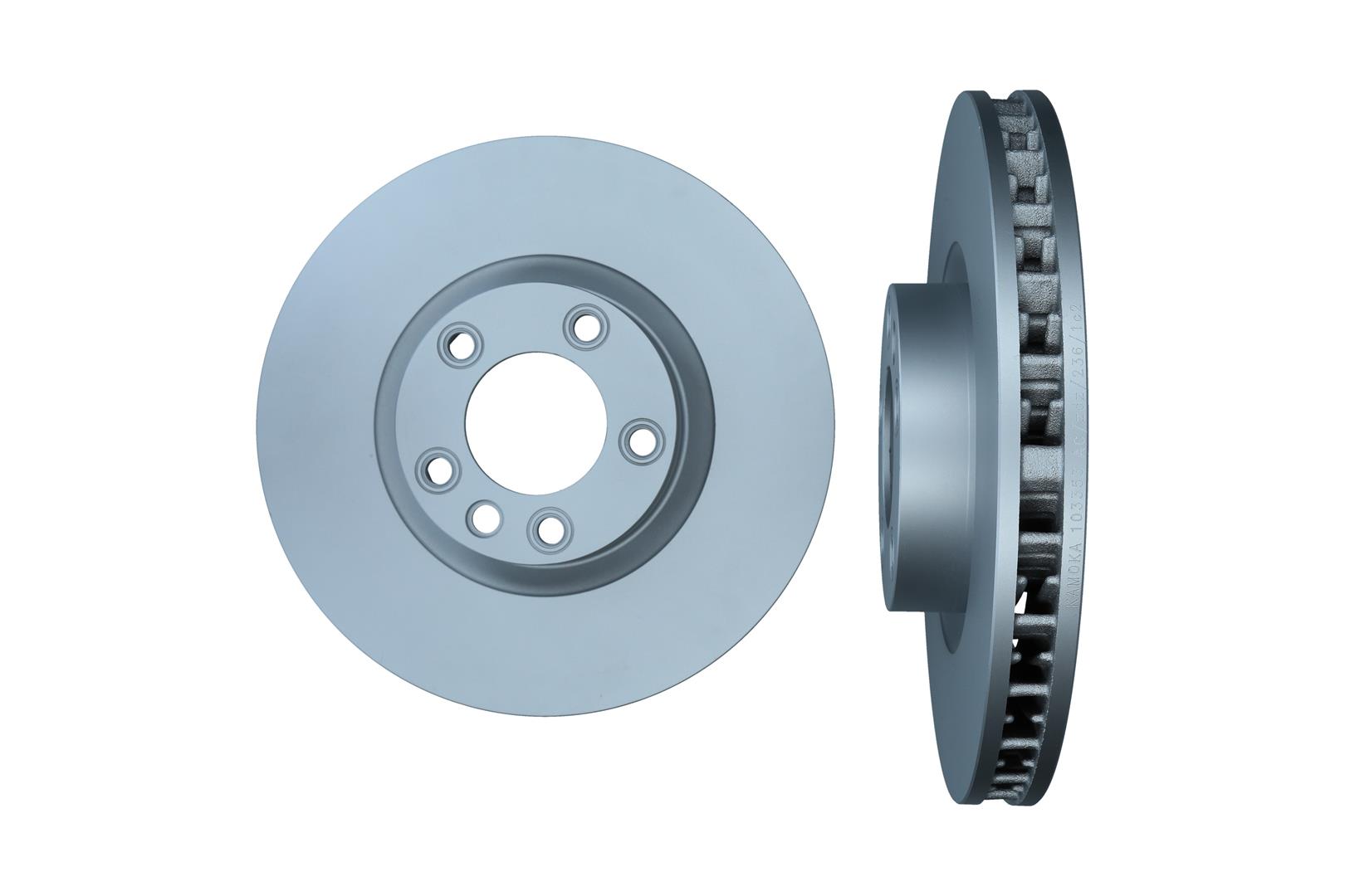 KAMOKA Bremseskive 103353 1. foraksel, højre side ventileret 360mm 36mm for PORSCHE VAG VW