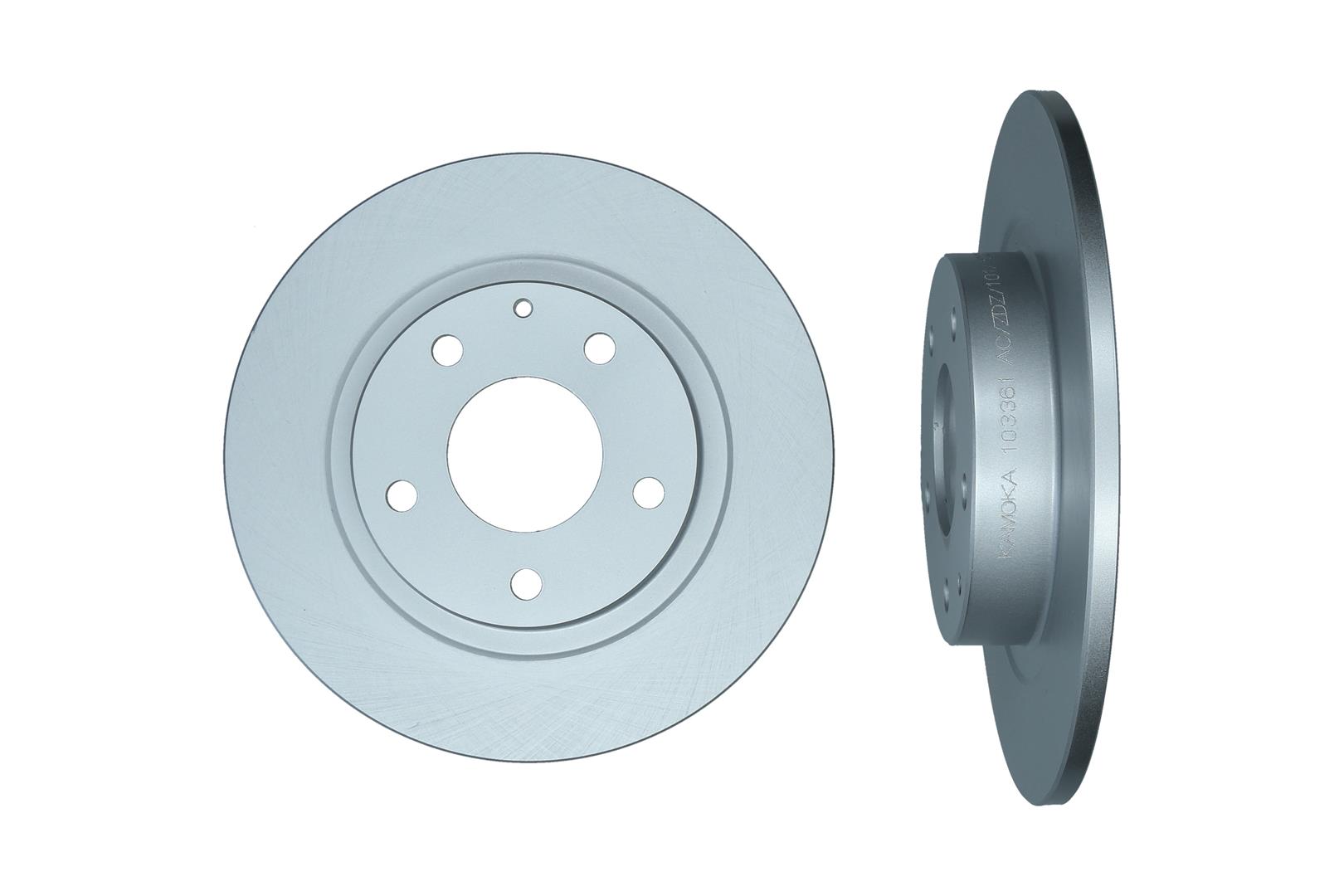 KAMOKA Bremseskive 103361 bagaksel fuld 278mm 10mm for MAZDA