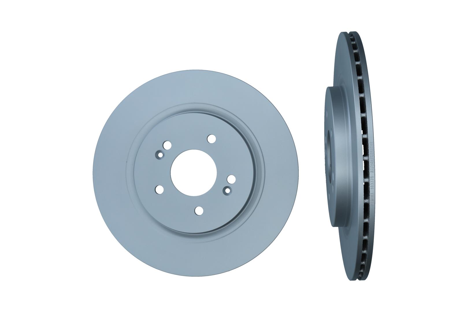 KAMOKA Bremseskive 103378 bagaksel ventileret 314mm 18mm for HYUNDAI