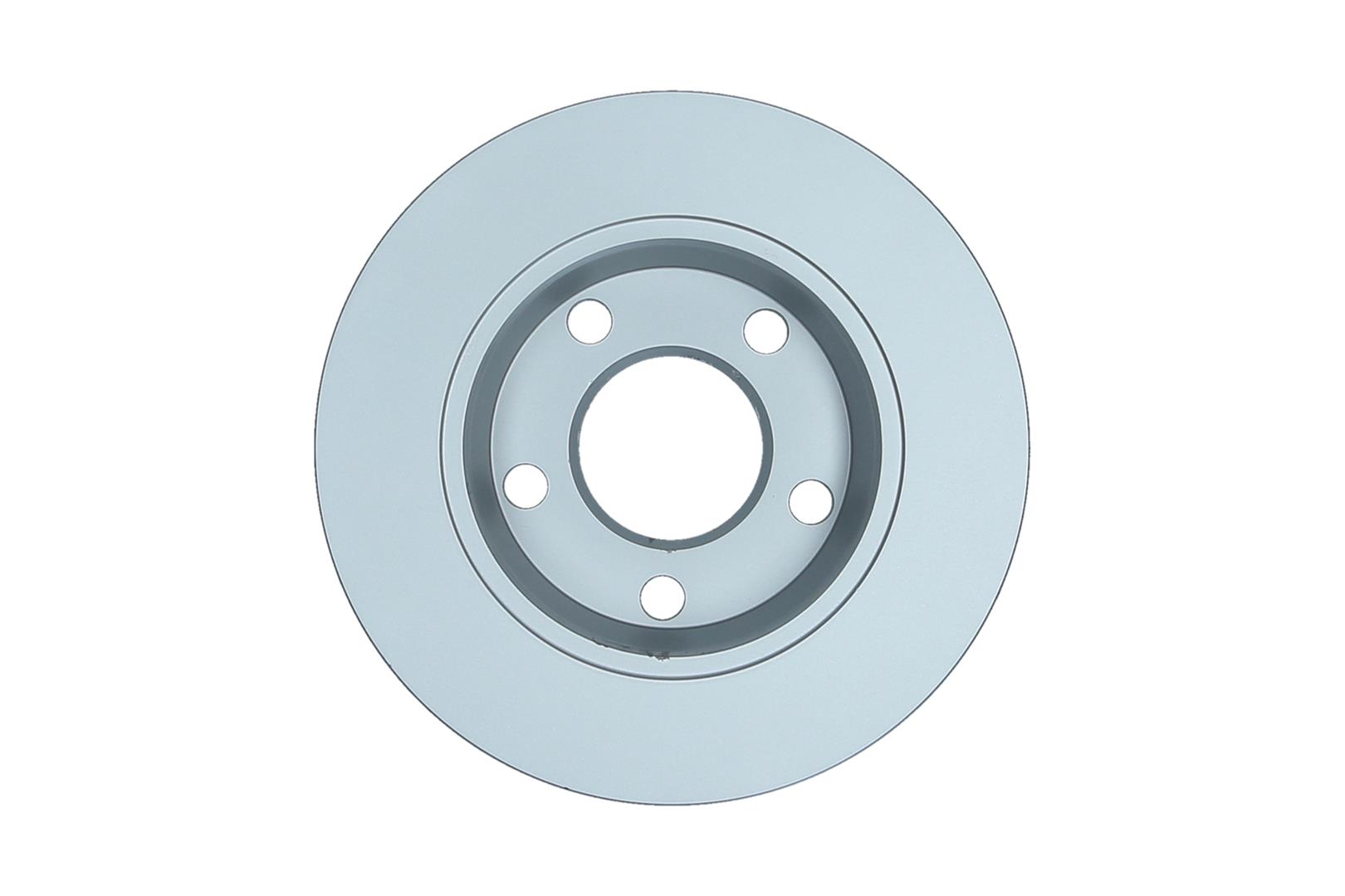 KAMOKA Bremseskive 103394 bagaksel fuld 255mm 10mm for VAG