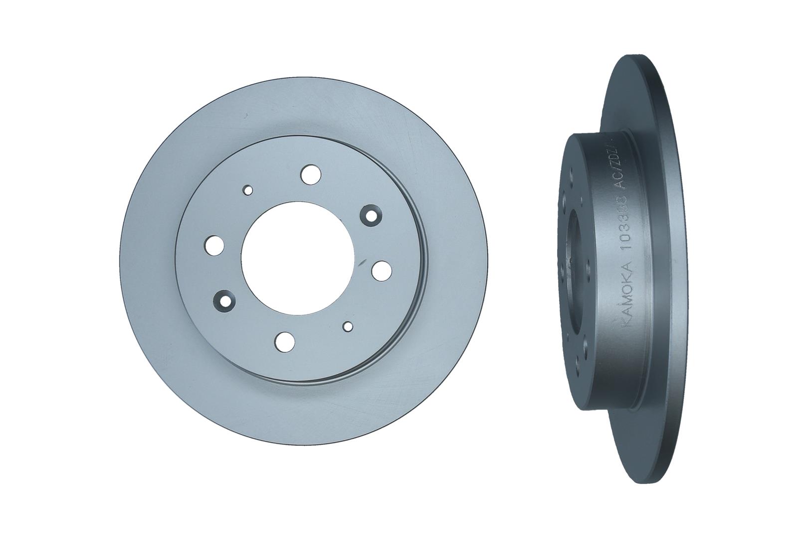 KAMOKA Bremseskive 103398 bagaksel fuld 258mm 10mm for KIA