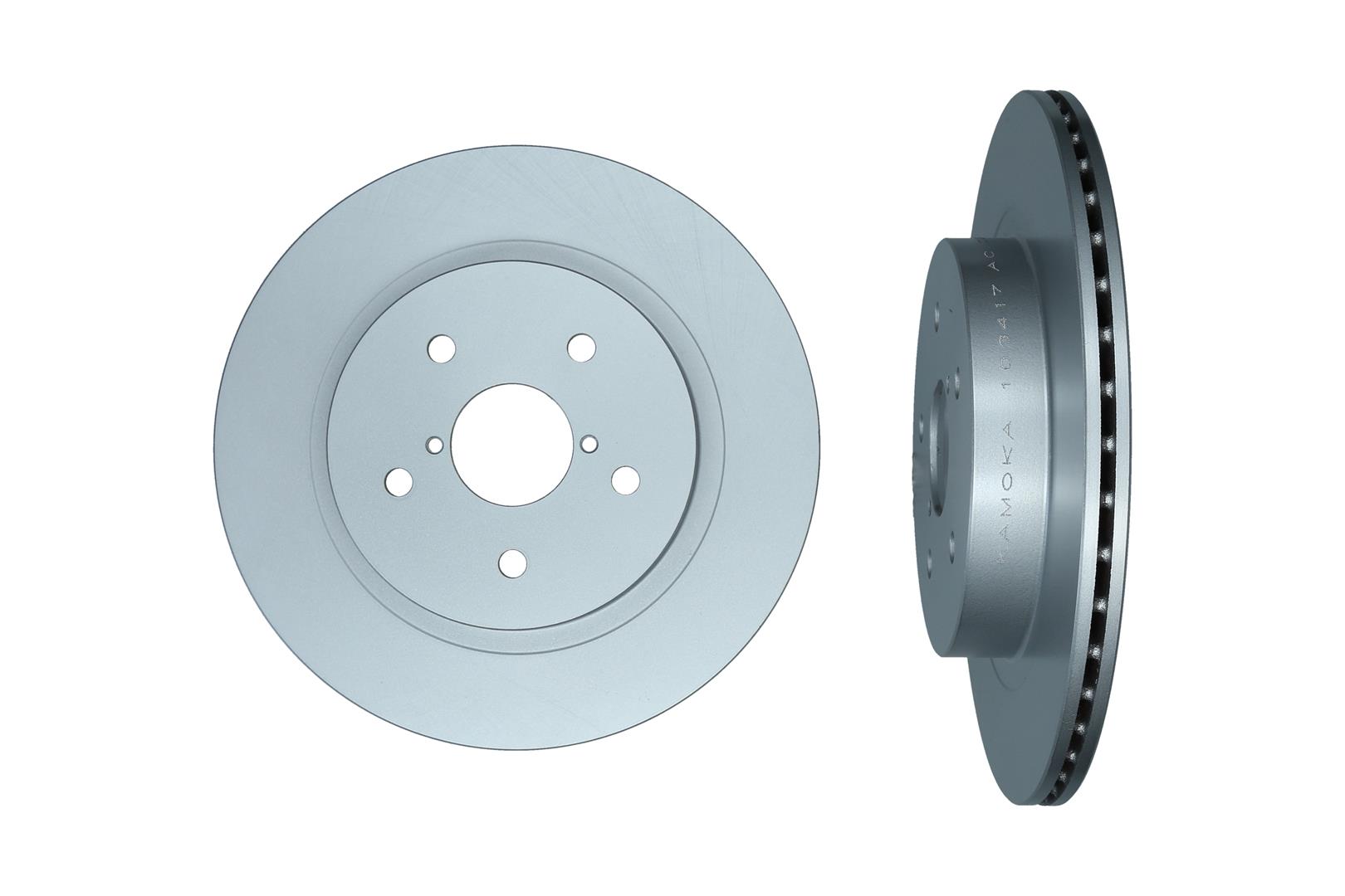 KAMOKA Bremseskive 103417 bagaksel ventileret 300mm 17mm for SUBARU