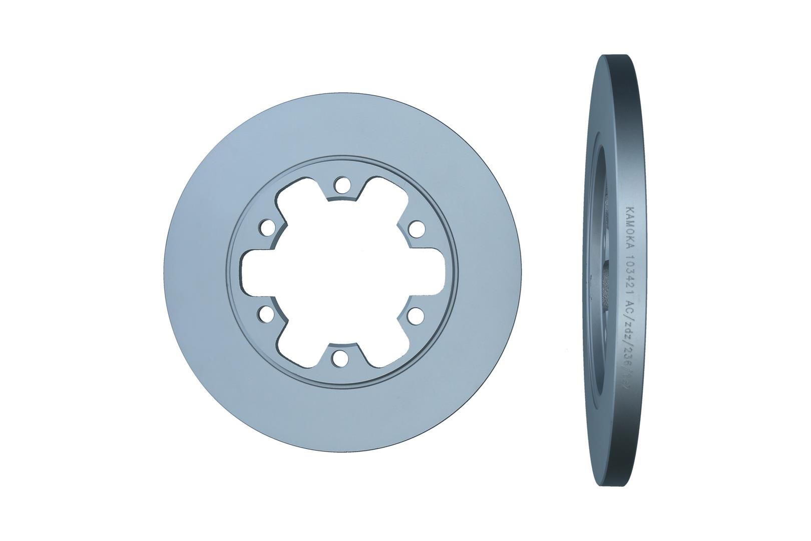 KAMOKA Bremseskive 103421 bagaksel fuld 308mm 18mm for FORD
