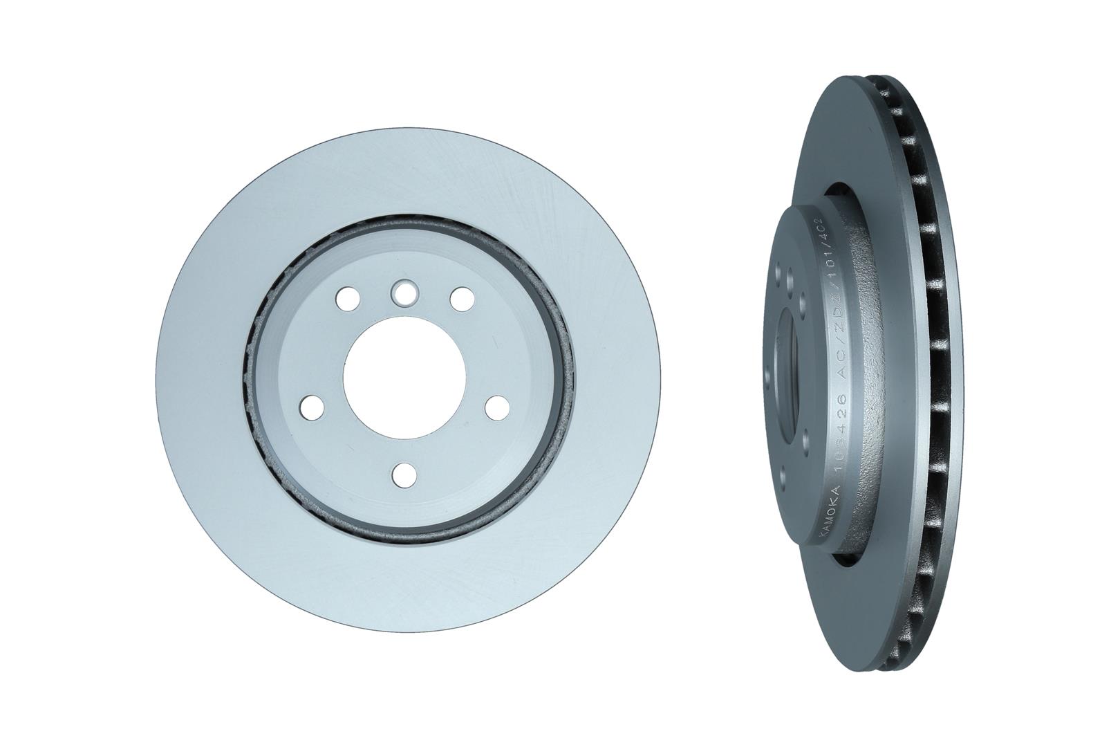 KAMOKA Bremseskive 103426 bagaksel ventileret 320mm 22mm for BMW