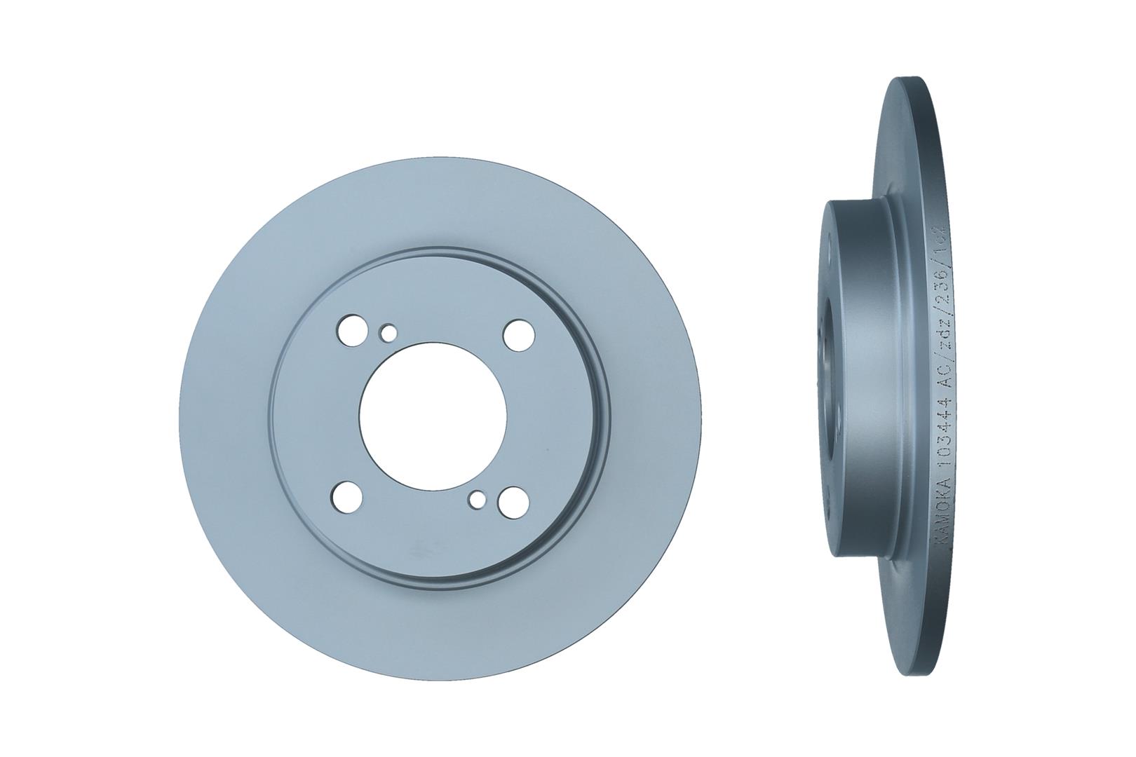 KAMOKA Bremseskive 103444 bagaksel fuld 228mm 9mm for SUZUKI