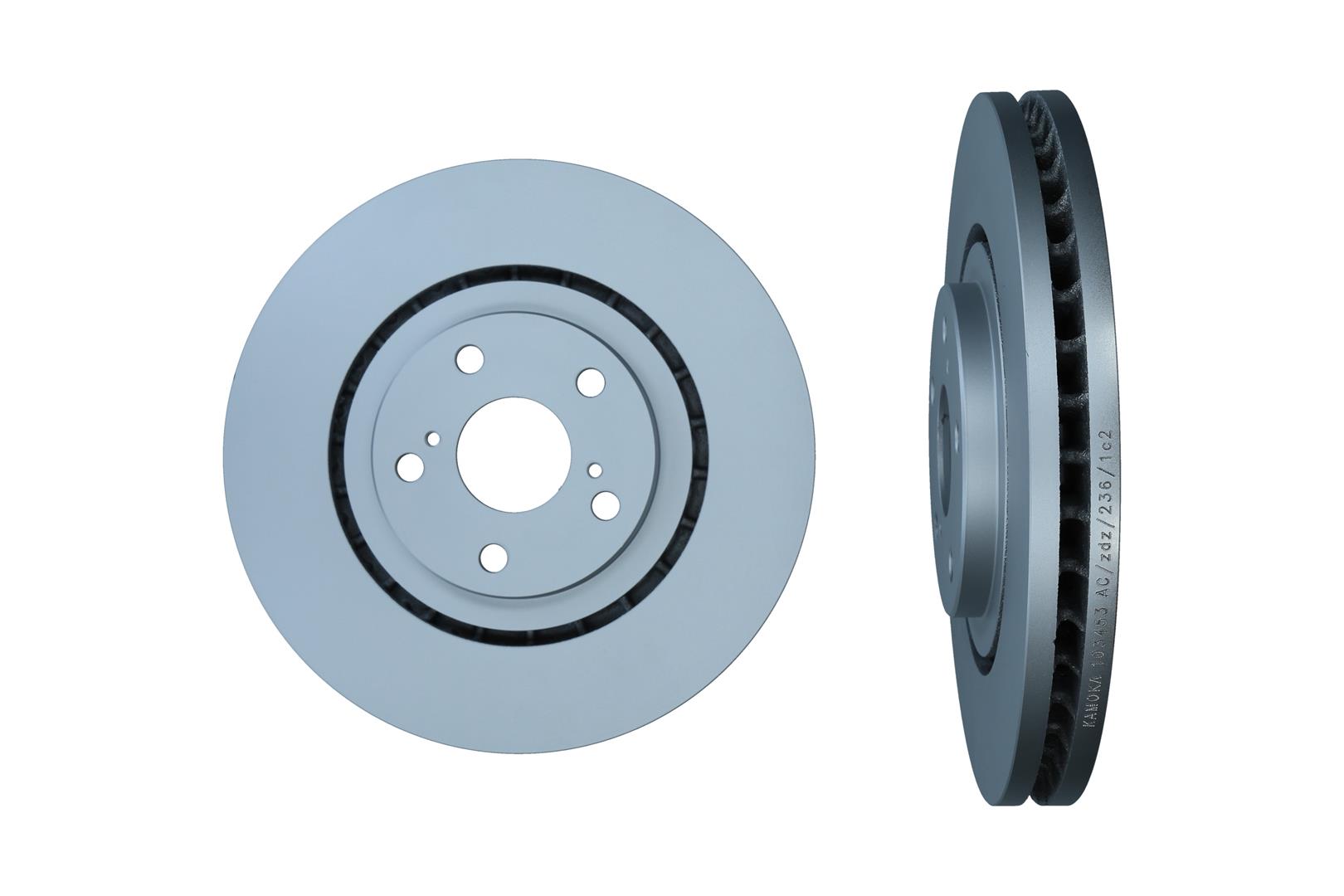 KAMOKA Bremseskive 103453 foraksel ventileret 328mm 34mm for LEXUS