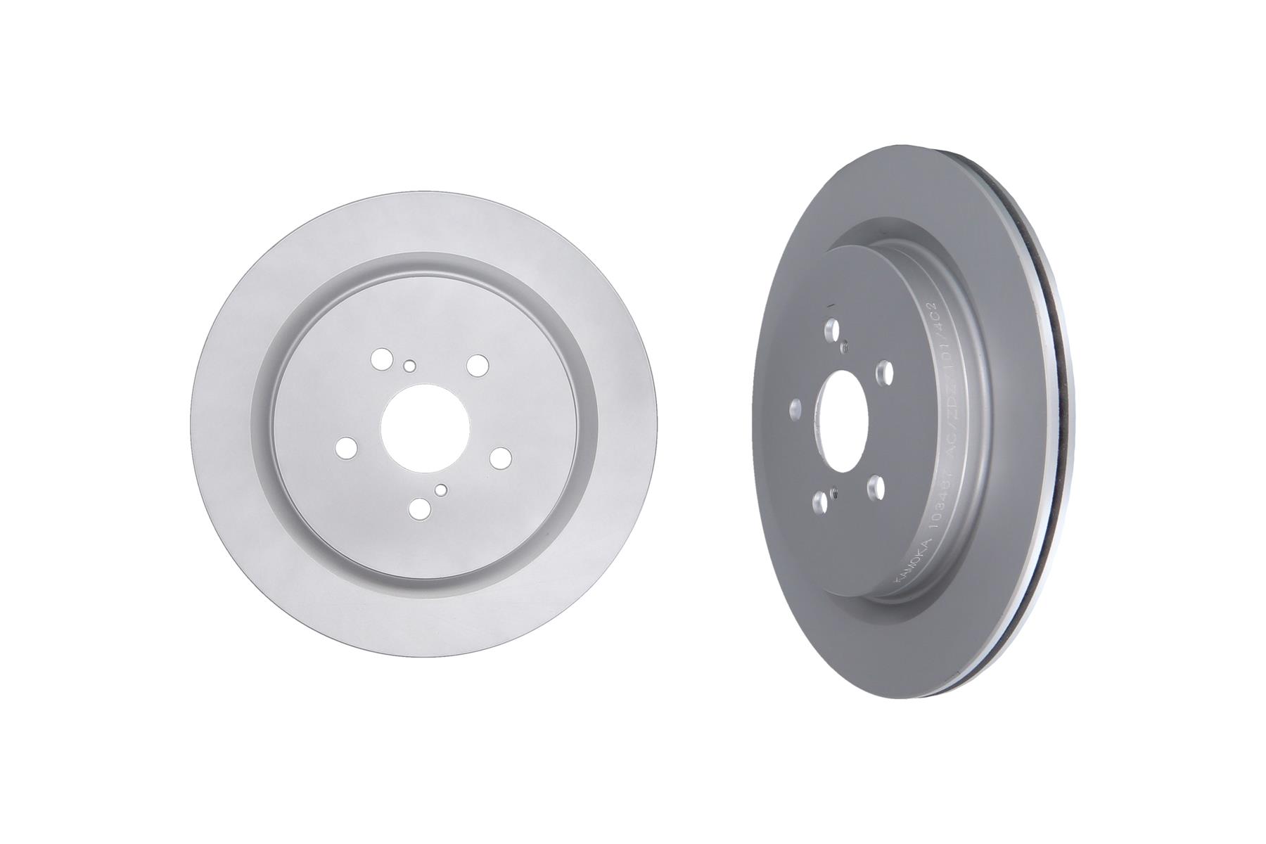 KAMOKA Bremseskive 103467 bagaksel ventileret 338mm 18mm for LEXUS