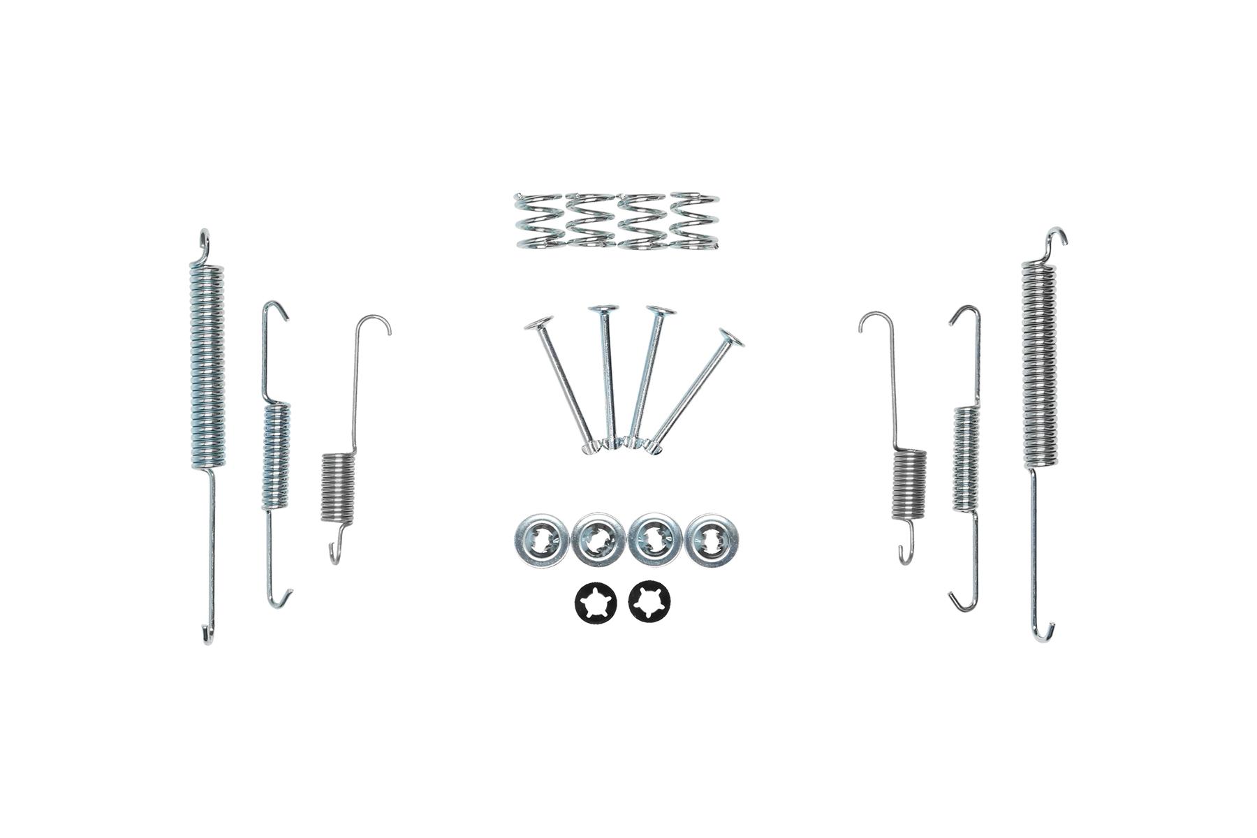 KAMOKA Tilbehørssæt, bremsebakker 1070062 bagaksel for PEUGEOT VOLVO CITROËN RENAULT