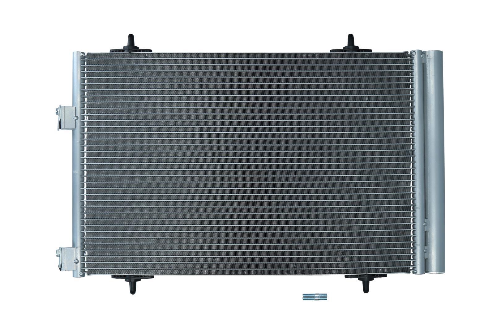 KAMOKA Kondensor, klimaanlæg 7800247 for PEUGEOT