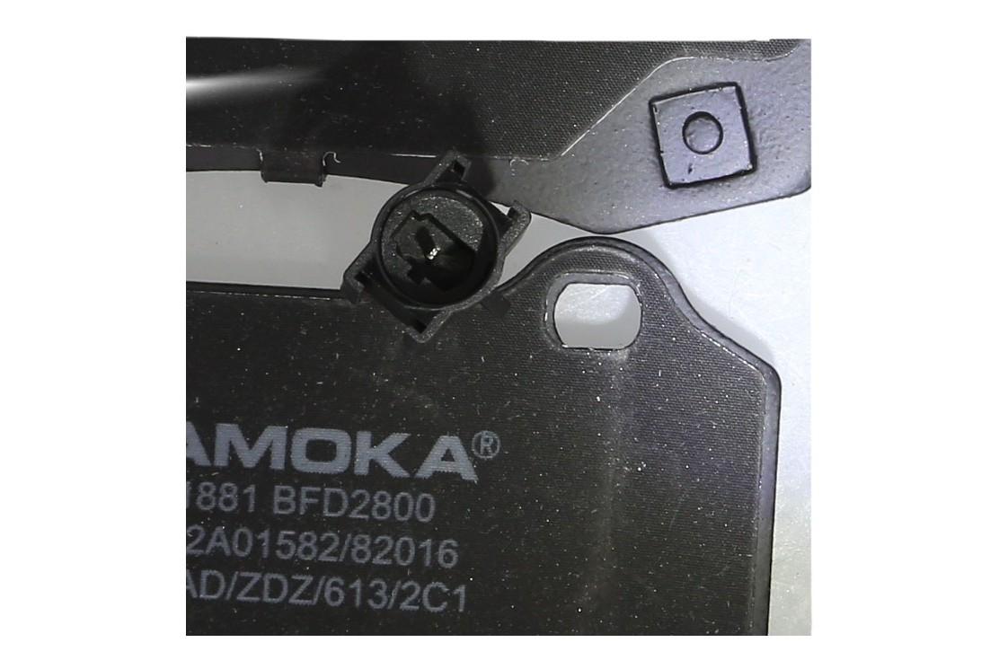 KAMOKA Bremseklodser jq101881 bagaksel for MASERATI