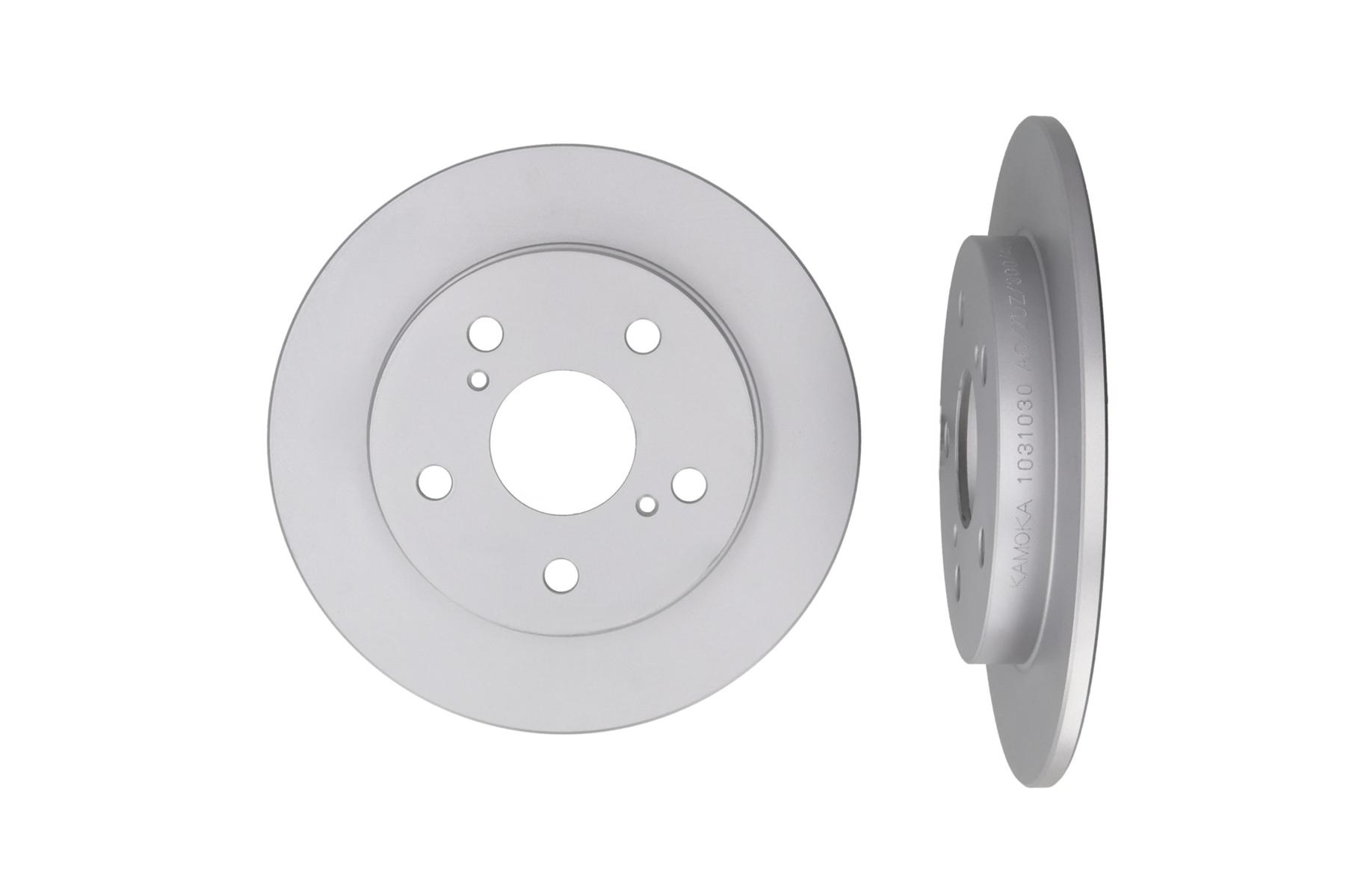KAMOKA Bremseskive 1031030 bagaksel fuld 259mm 9mm for TOYOTA